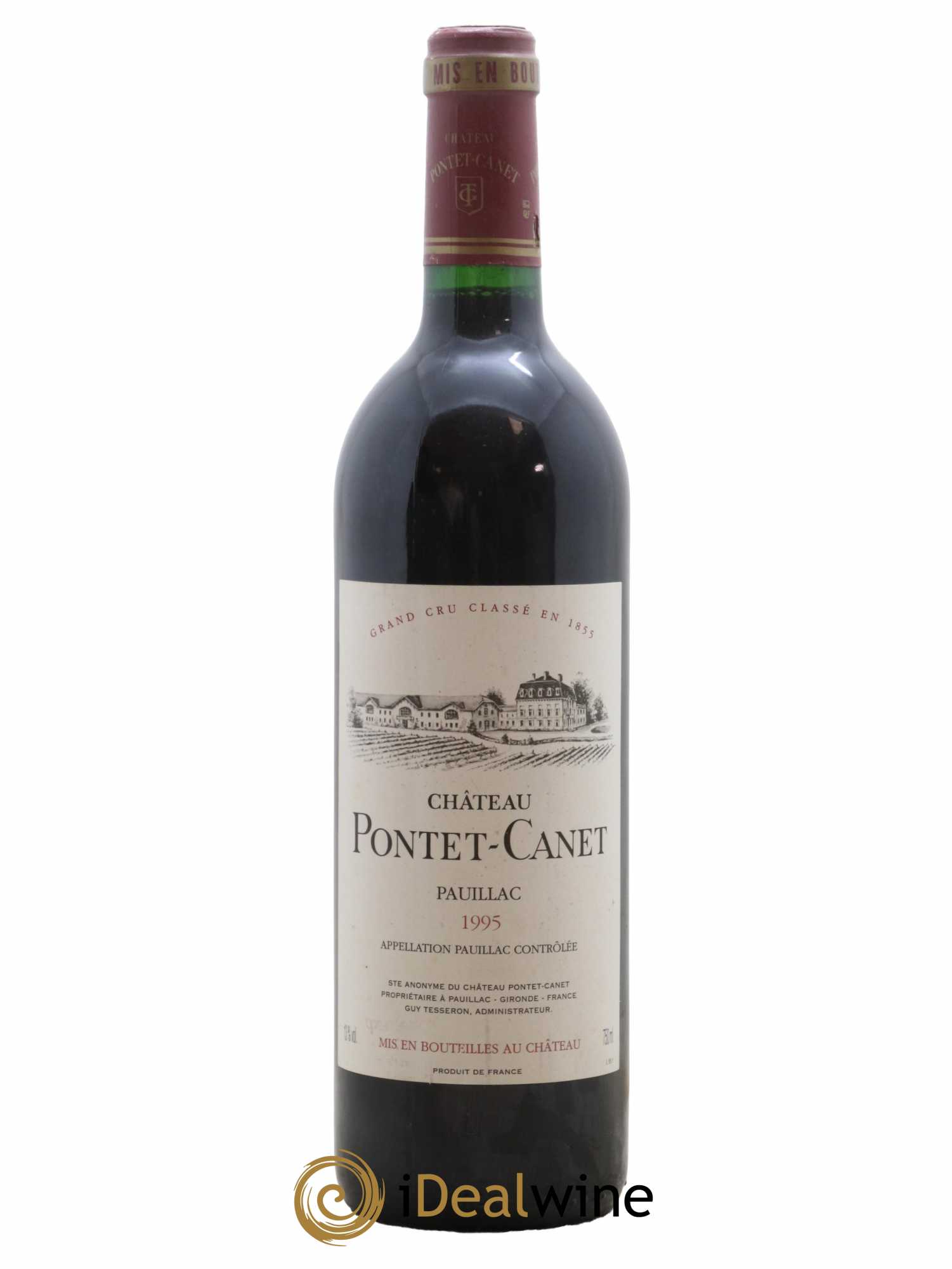 Château Pontet Canet 5ème Grand Cru Classé 1995 - Lot de 1 bouteille - 0