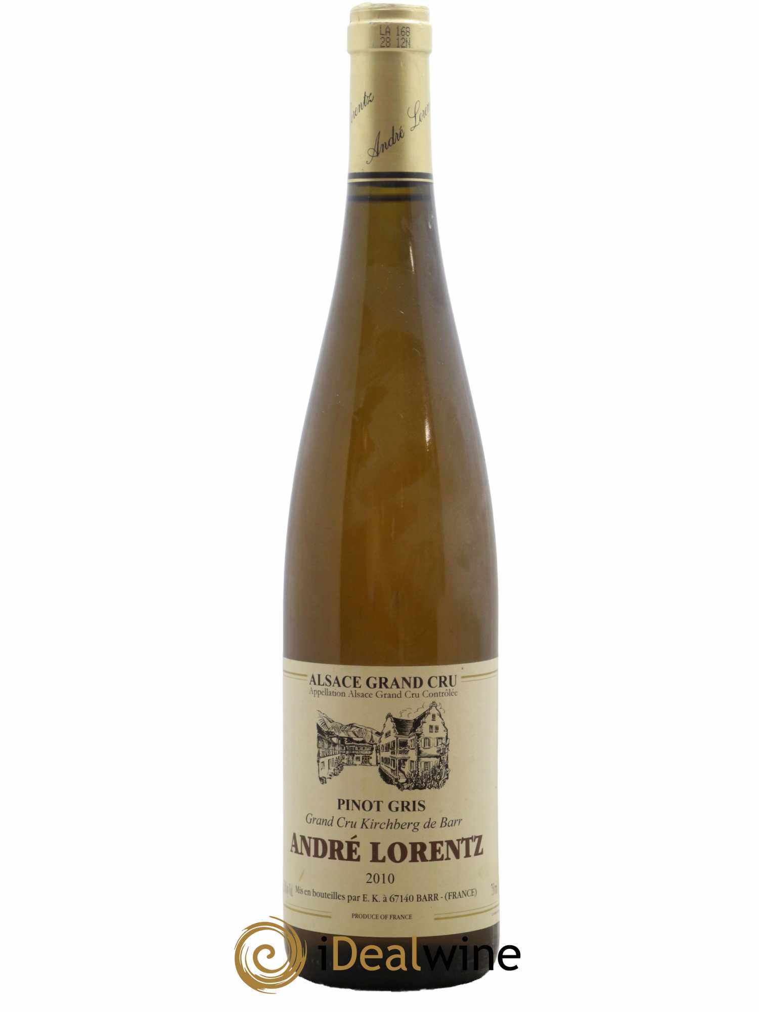 Alsace Grand Cru Kirchberg Pinot Gris Lorentz 2010 - Lot de 1 bouteille - 0