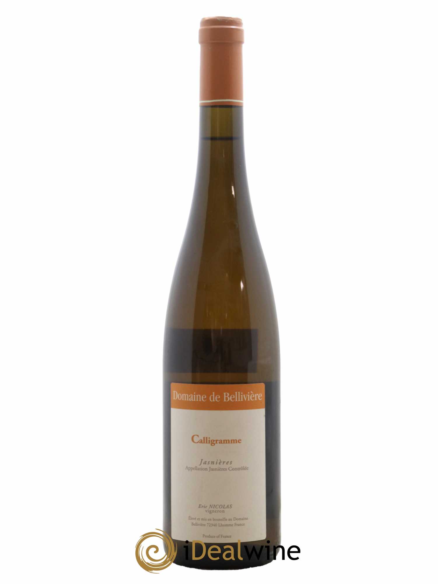 Jasnières Calligramme Domaine de Bellivière 2009 - Lot de 1 bouteille - 0