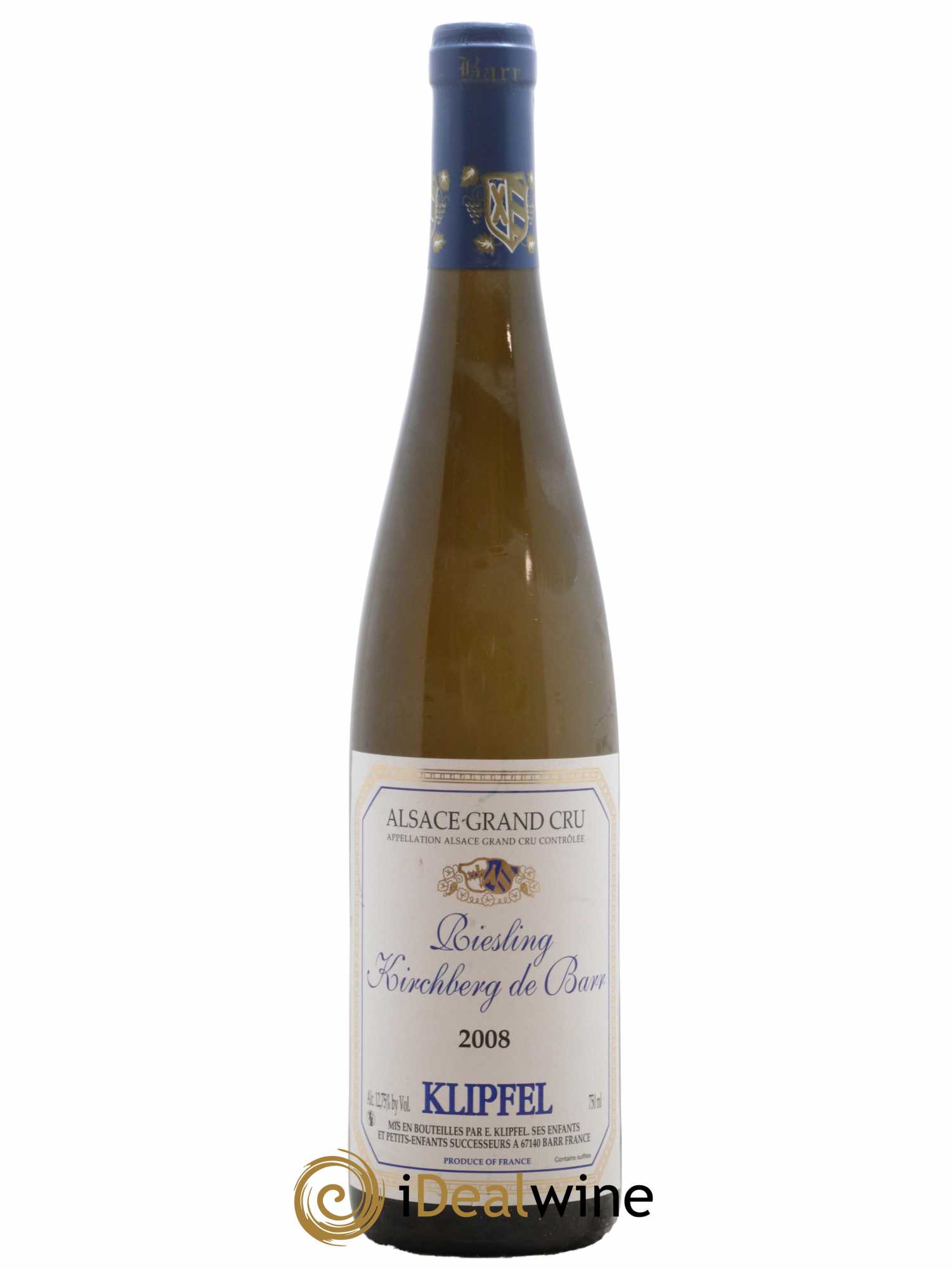 Alsace Grand Cru Kirchberg de Barr Riesling Klipfel 2008 - Lot de 1 bouteille - 0