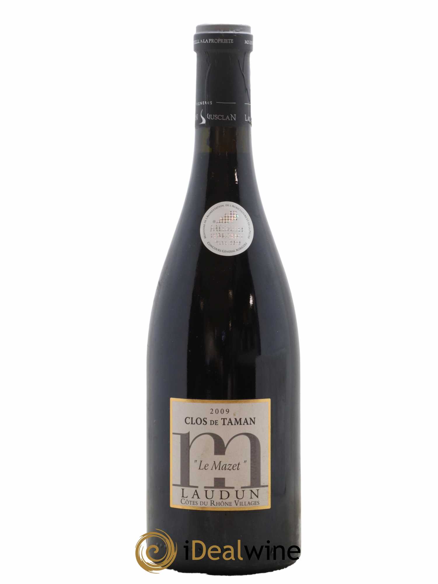 Côtes-du-Rhône Le Mazet Clos de Taman Laudun 2009 - Lot de 1 bouteille - 0