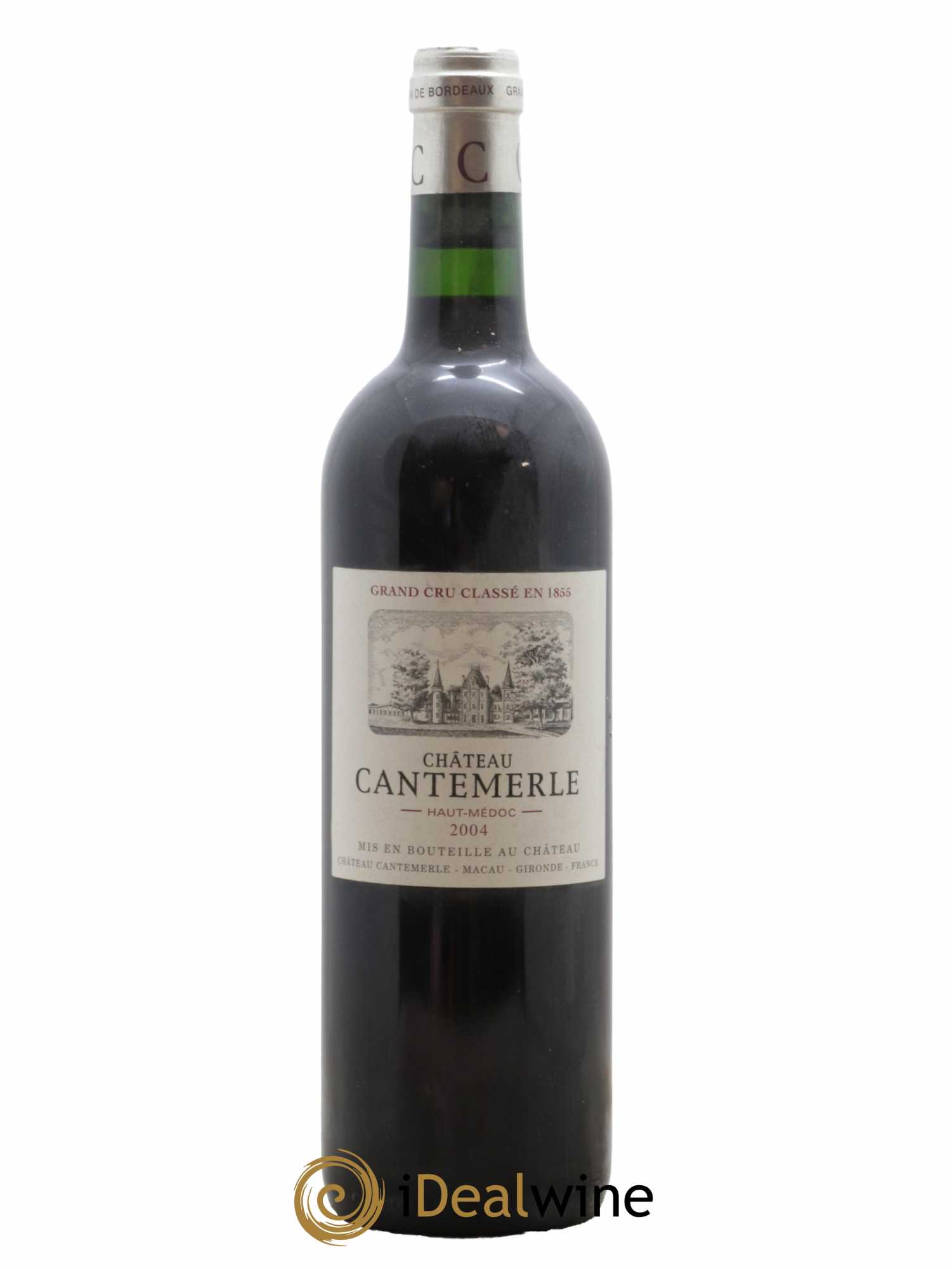 Château Cantemerle 5ème Grand Cru Classé 2004 - Lot de 1 bouteille - 0