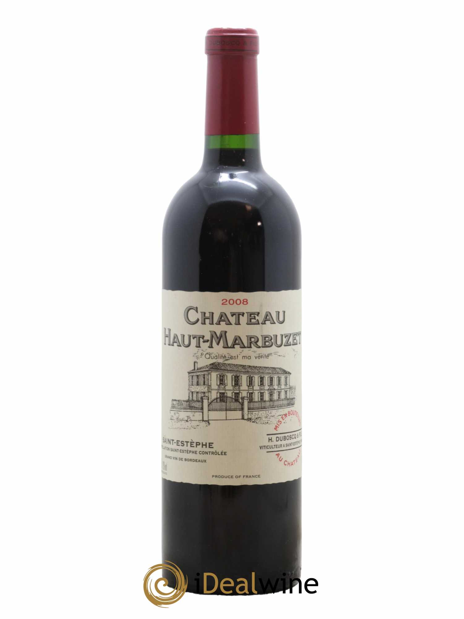 Château Haut Marbuzet 2008 - Lot de 1 bouteille - 0