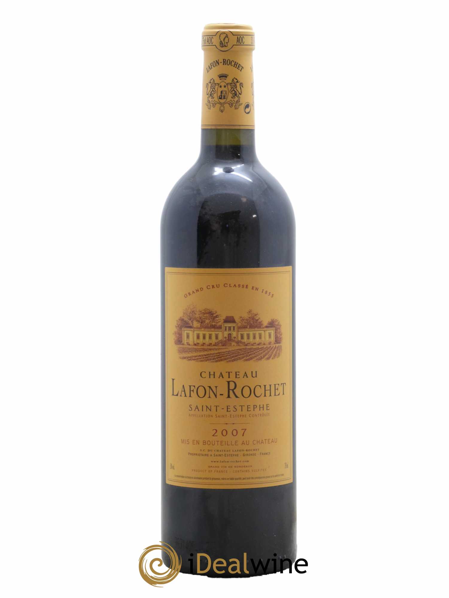 Château Lafon Rochet 4ème Grand Cru Classé 2007 - Lot de 1 bouteille - 0