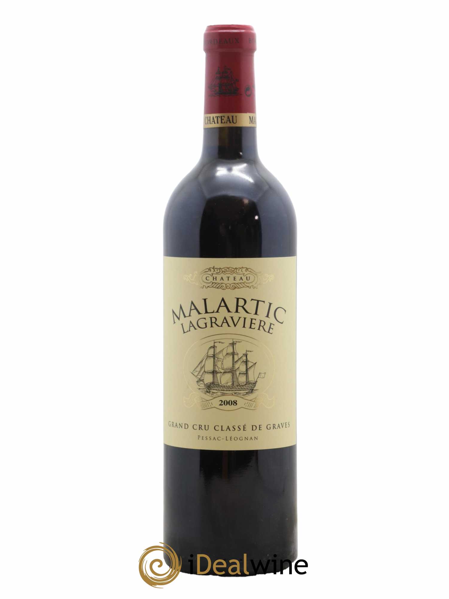 Château Malartic-Lagravière Cru Classé de Graves 2008 - Lot de 1 bouteille - 0