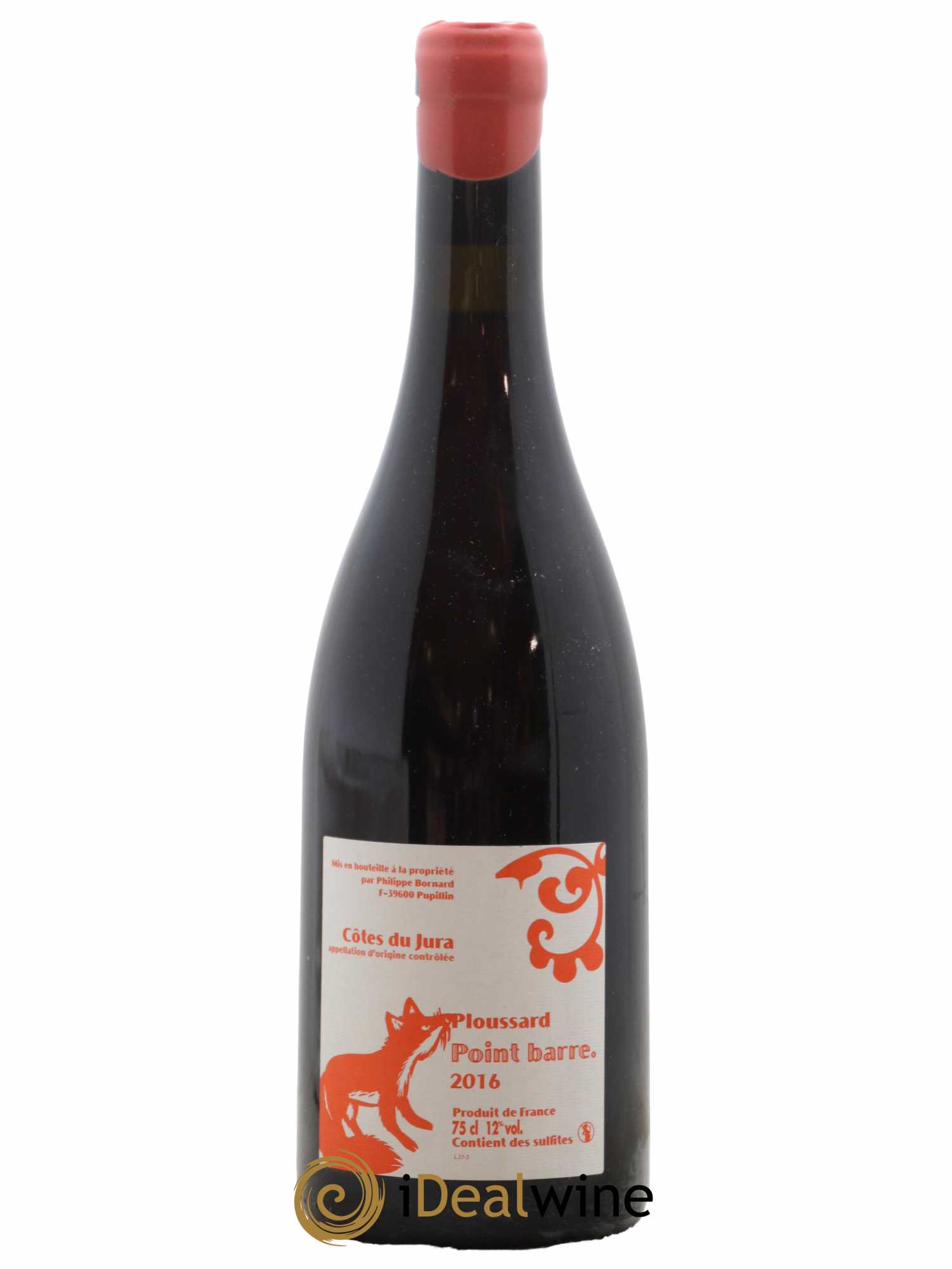 Côtes du Jura Ploussard Point Barre Bornard 2016 - Lot de 1 bouteille - 0