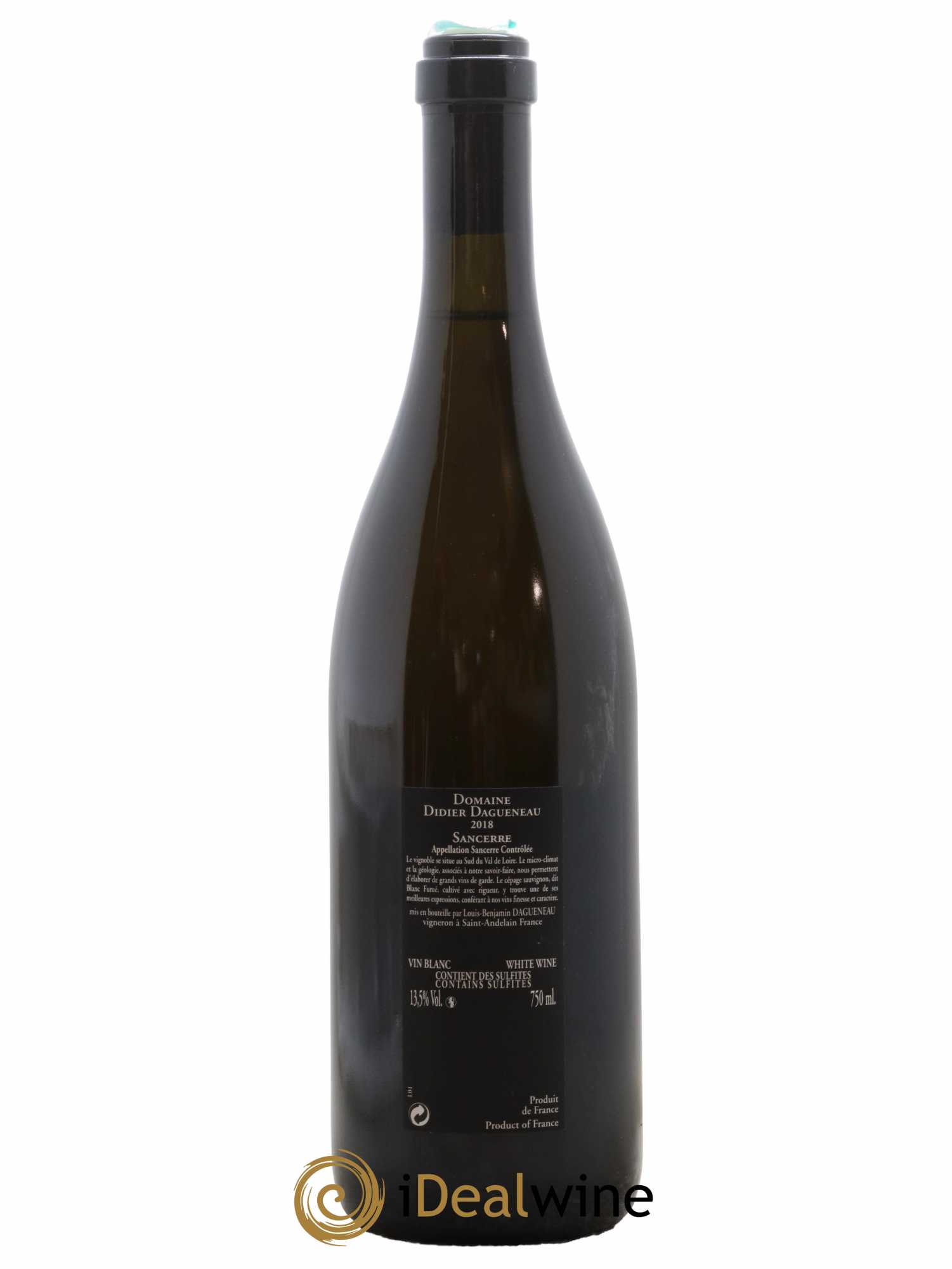 Sancerre Le Mont Damné Chavignol Dagueneau (Domaine Didier - Louis-Benjamin) 2018 - Lot de 1 bouteille - 1