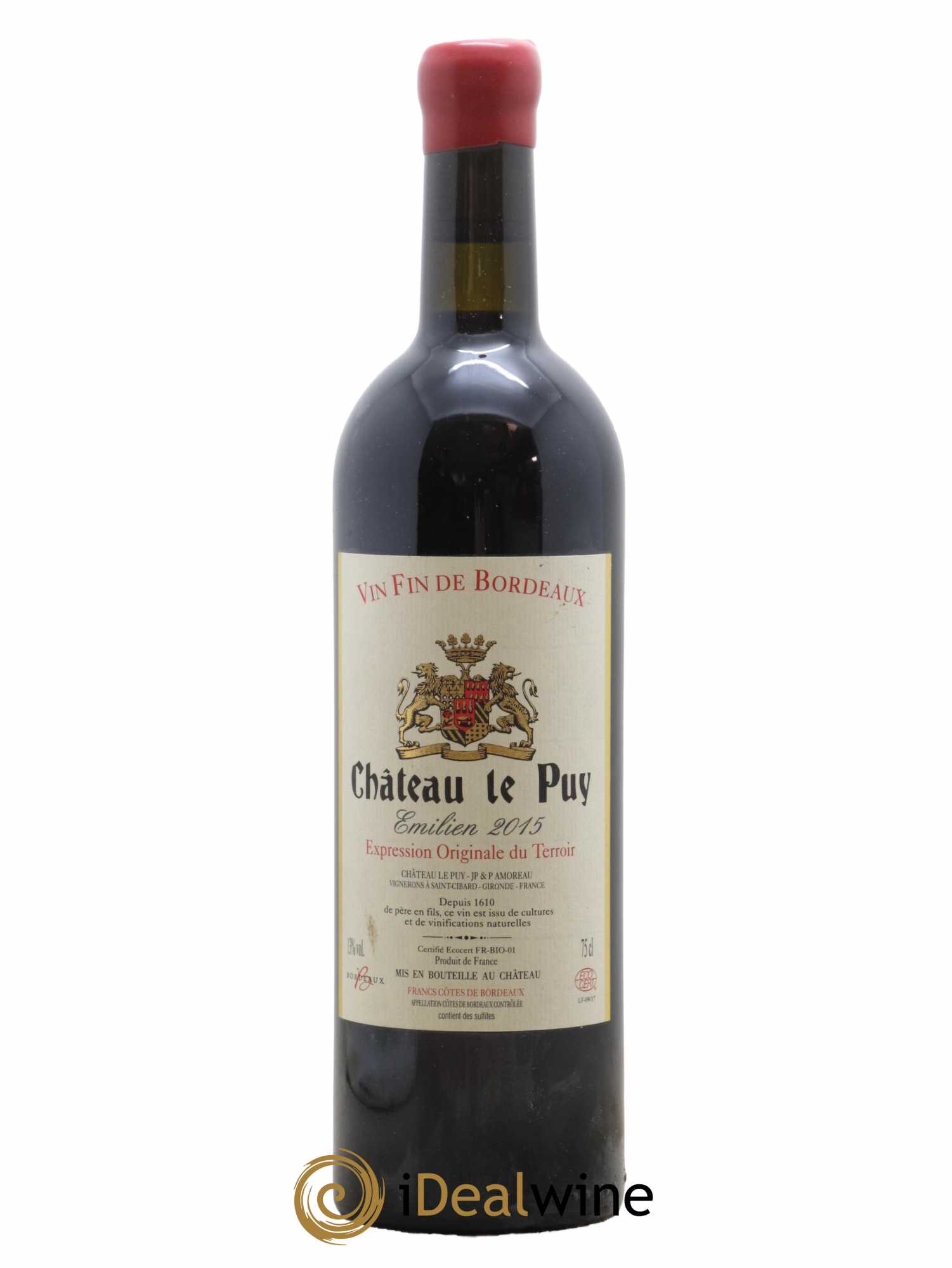 Le Puy - Cuvée Emilien 2015 - Lot de 1 bouteille - 0