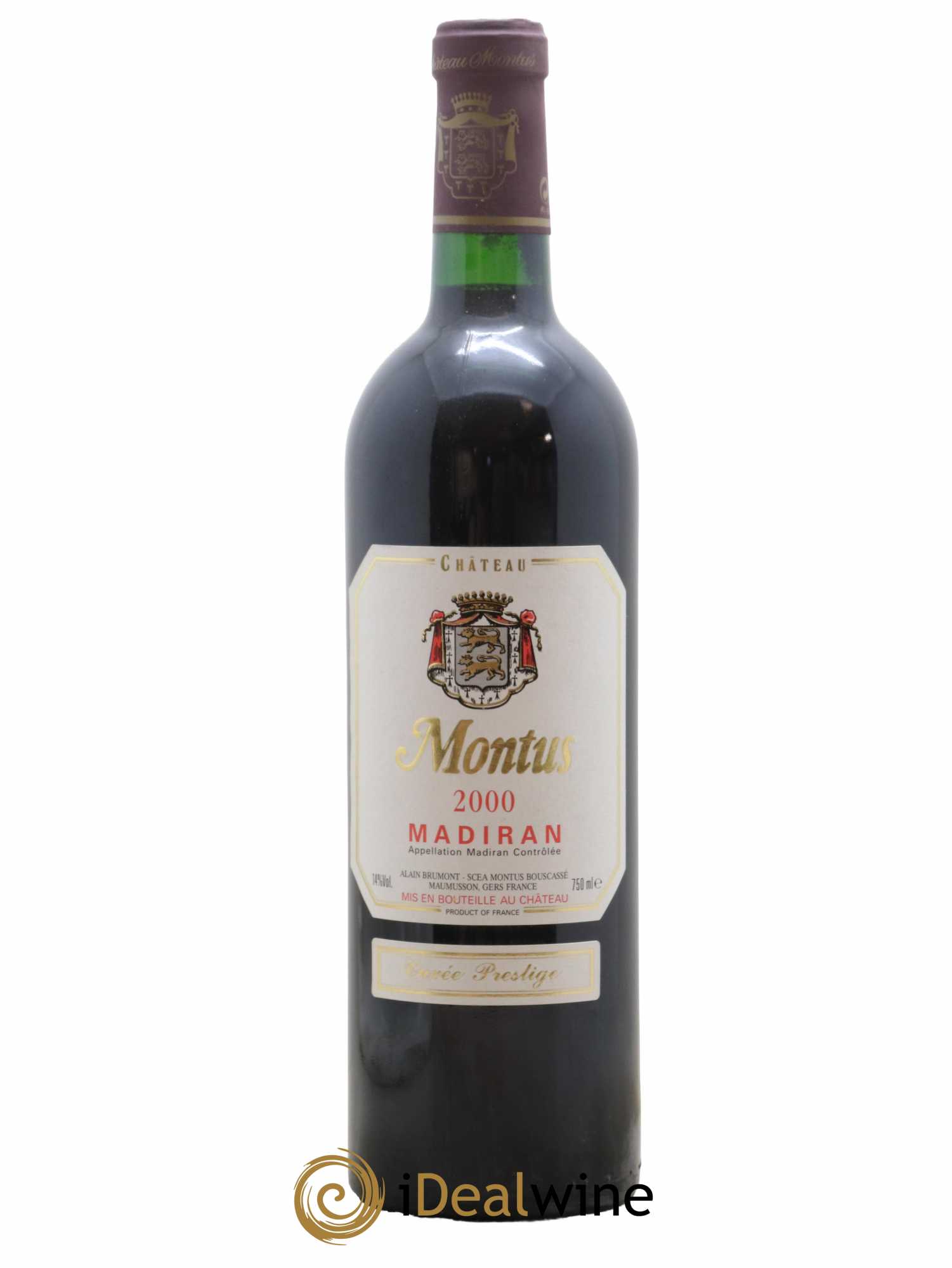 Madiran Château Montus-Prestige Alain Brumont 2000 - Lot de 1 bouteille - 0