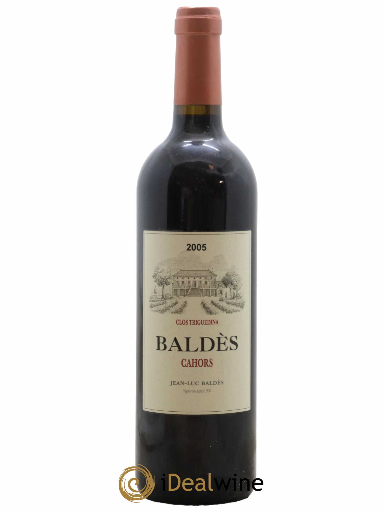 Cahors Clos Triguedina Jean-Luc Baldès 2005 - Lot de 1 bouteille - 0