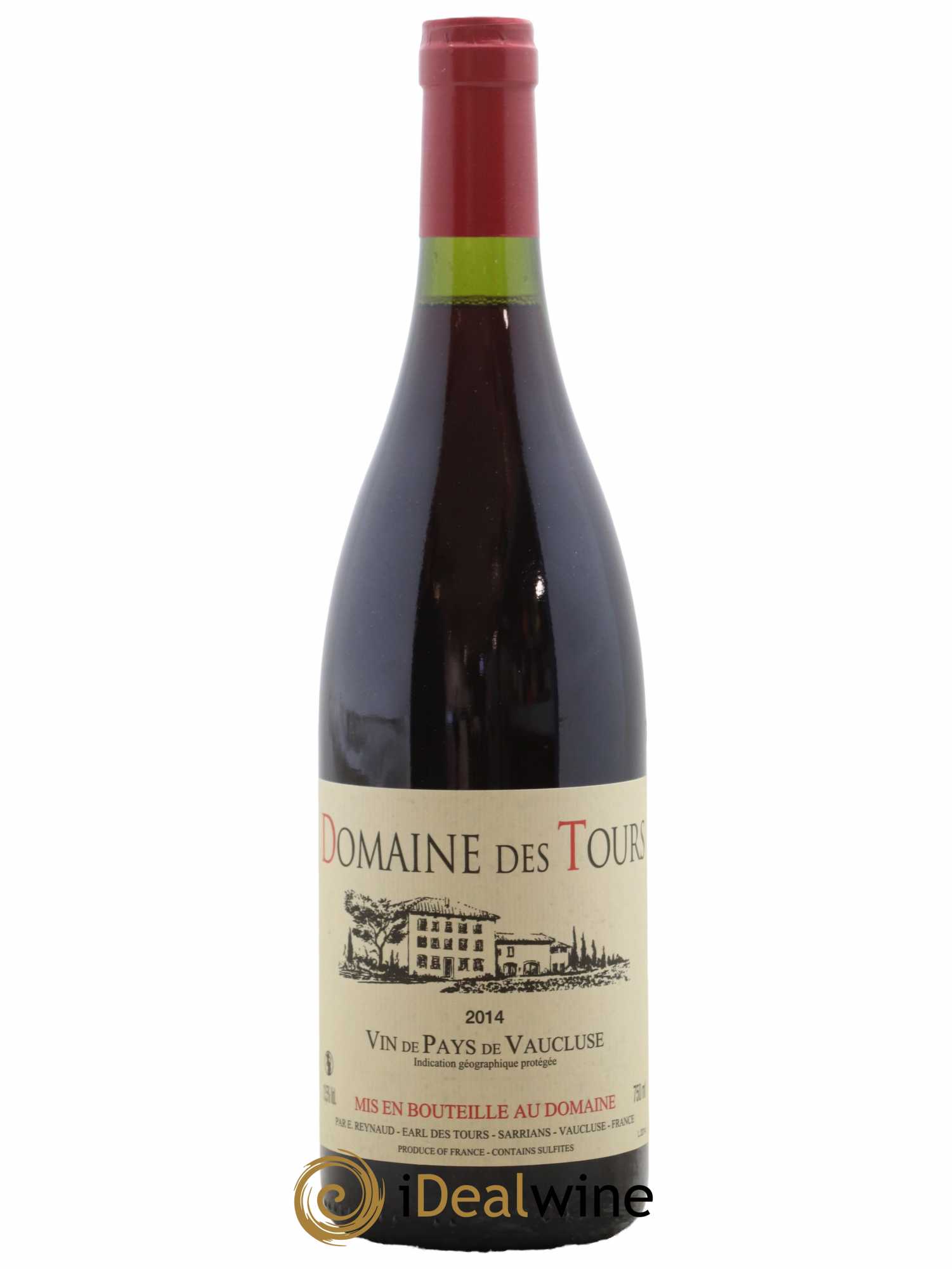 Vaucluse (Vin de Pays de Vaucluse) Domaine des Tours Emmanuel Reynaud 2014 - Lot de 1 bouteille - 0
