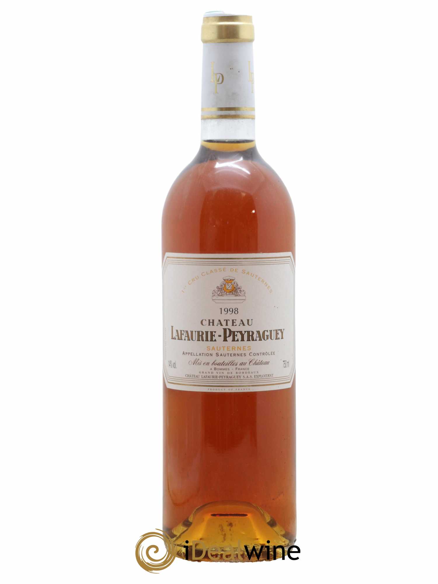 Château Lafaurie-Peyraguey 1er Grand Cru Classé 1998 - Lotto di 1 bottiglia - 0