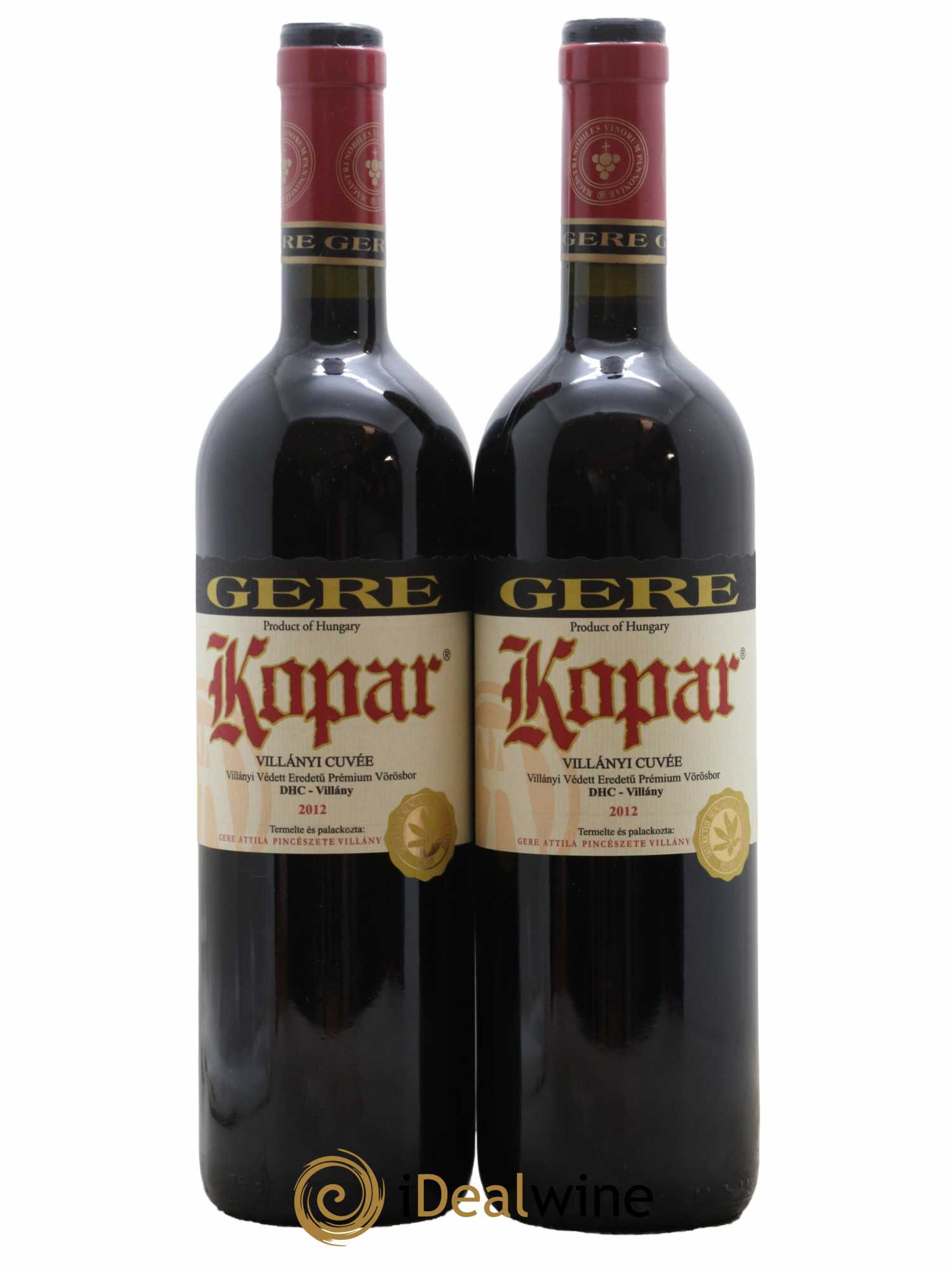 Vins Etrangers Hongrie Gere Kopar Villanyi Cuvée 2012 - Lot de 2 bouteilles - 0