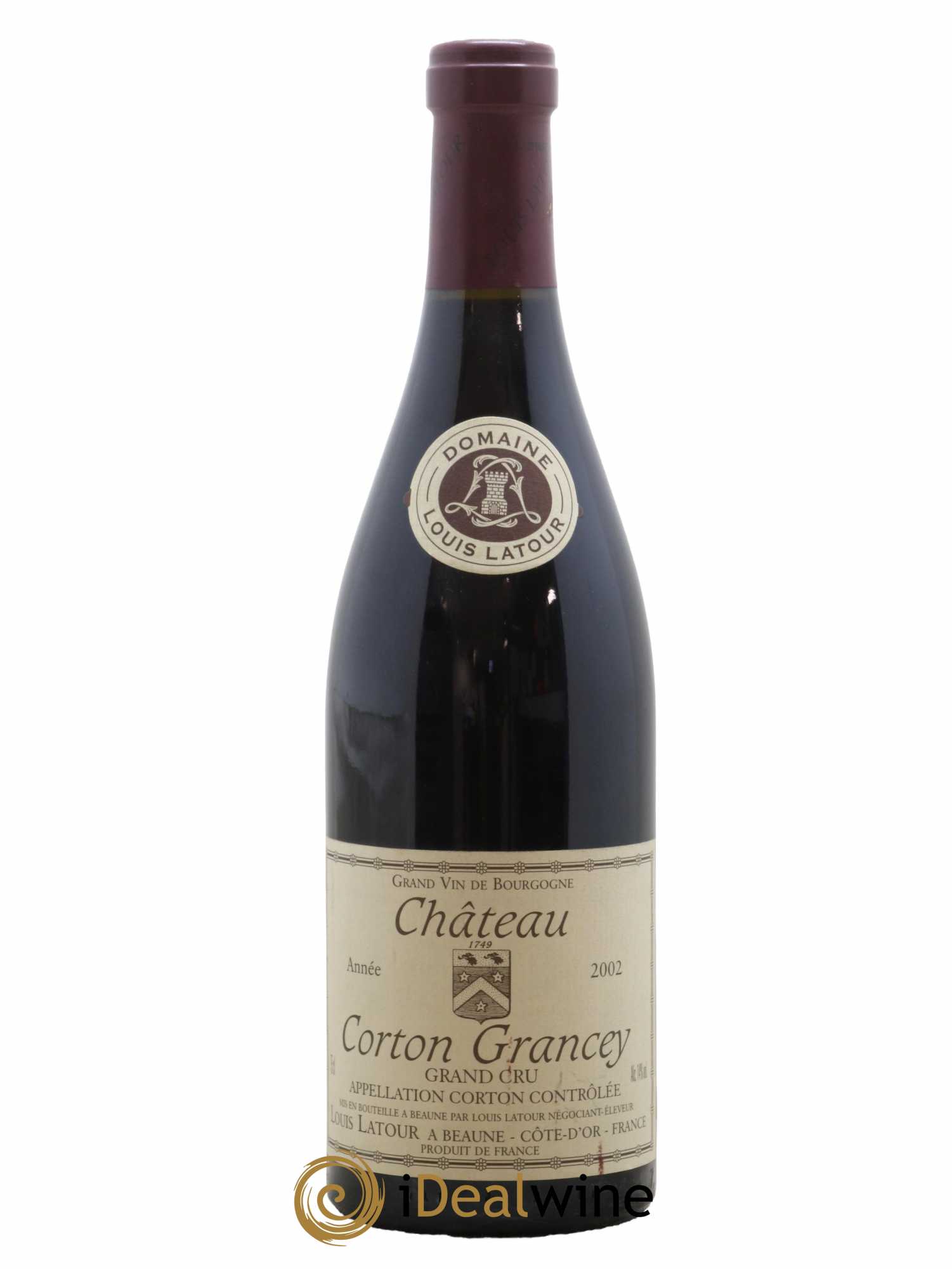 Corton Grand Cru Château Corton Grancey Louis Latour 2002 - Lot de 1 bouteille - 0