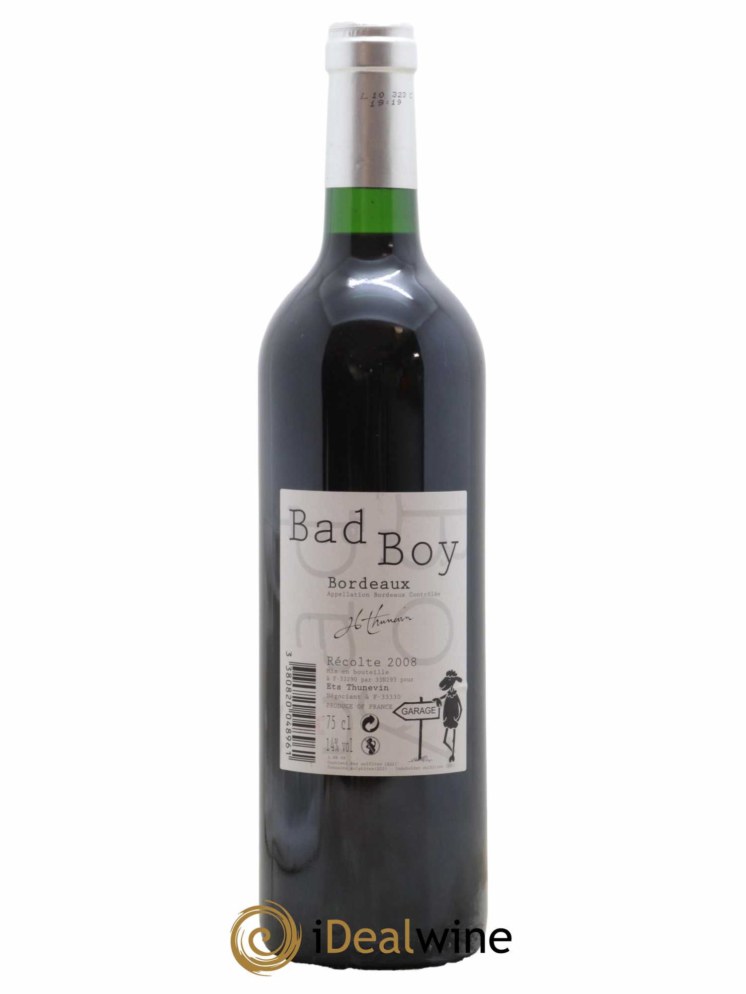 Bordeaux Bad Boys Ets Thunevin 2008 - Lot de 1 bouteille - 1