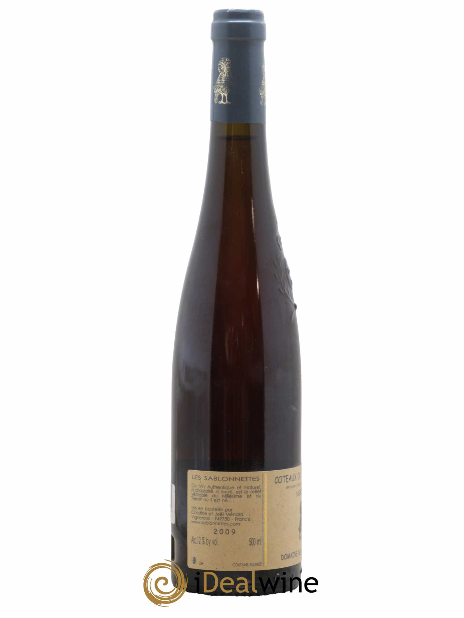 Coteaux du Layon cuvée Noblesse Domaine des Sablonnettes 50cl 2009 - Lotto di 1 bottiglia - 1