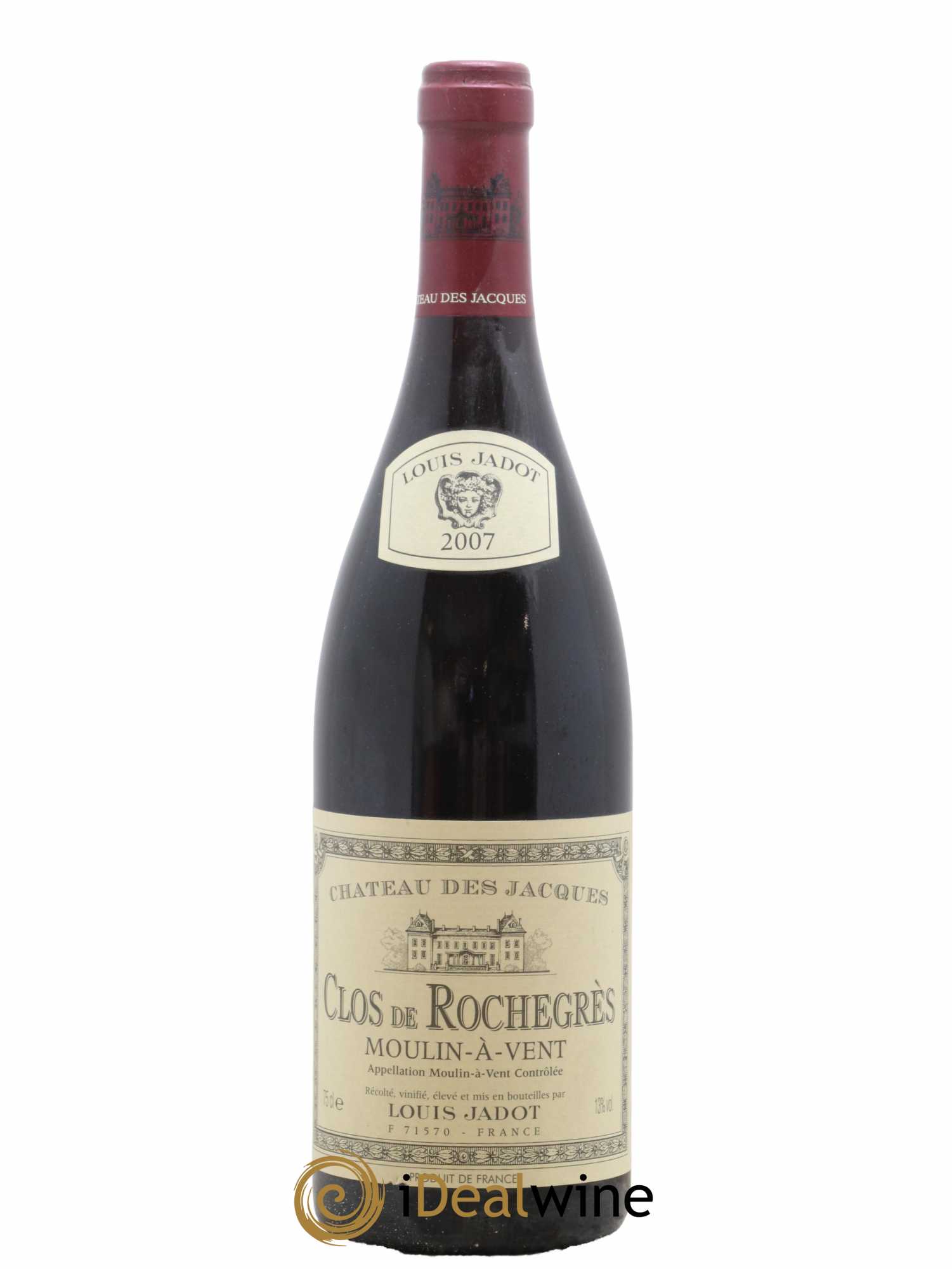 Moulin-à-Vent Clos de Rochegrès Château des Jacques 2007 - Posten von 1 Flasche - 0