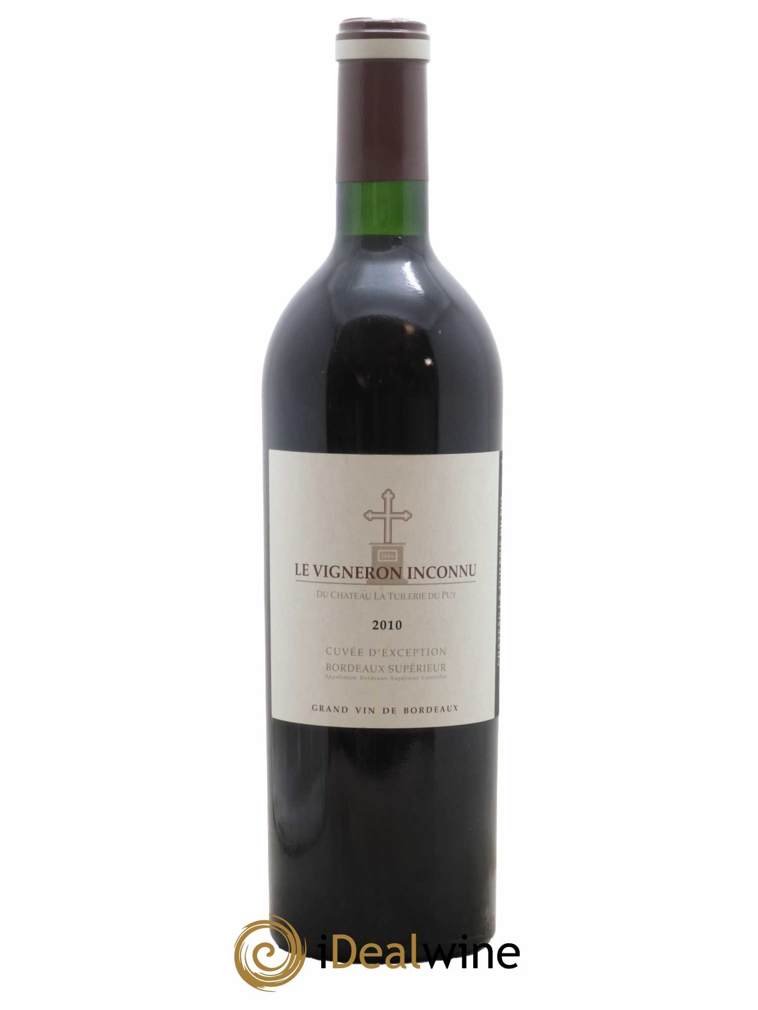 Bordeaux Supérieur Cuvée d'Exception Le Vigneron Inconnu 2010 - Lot de 1 bouteille - 0