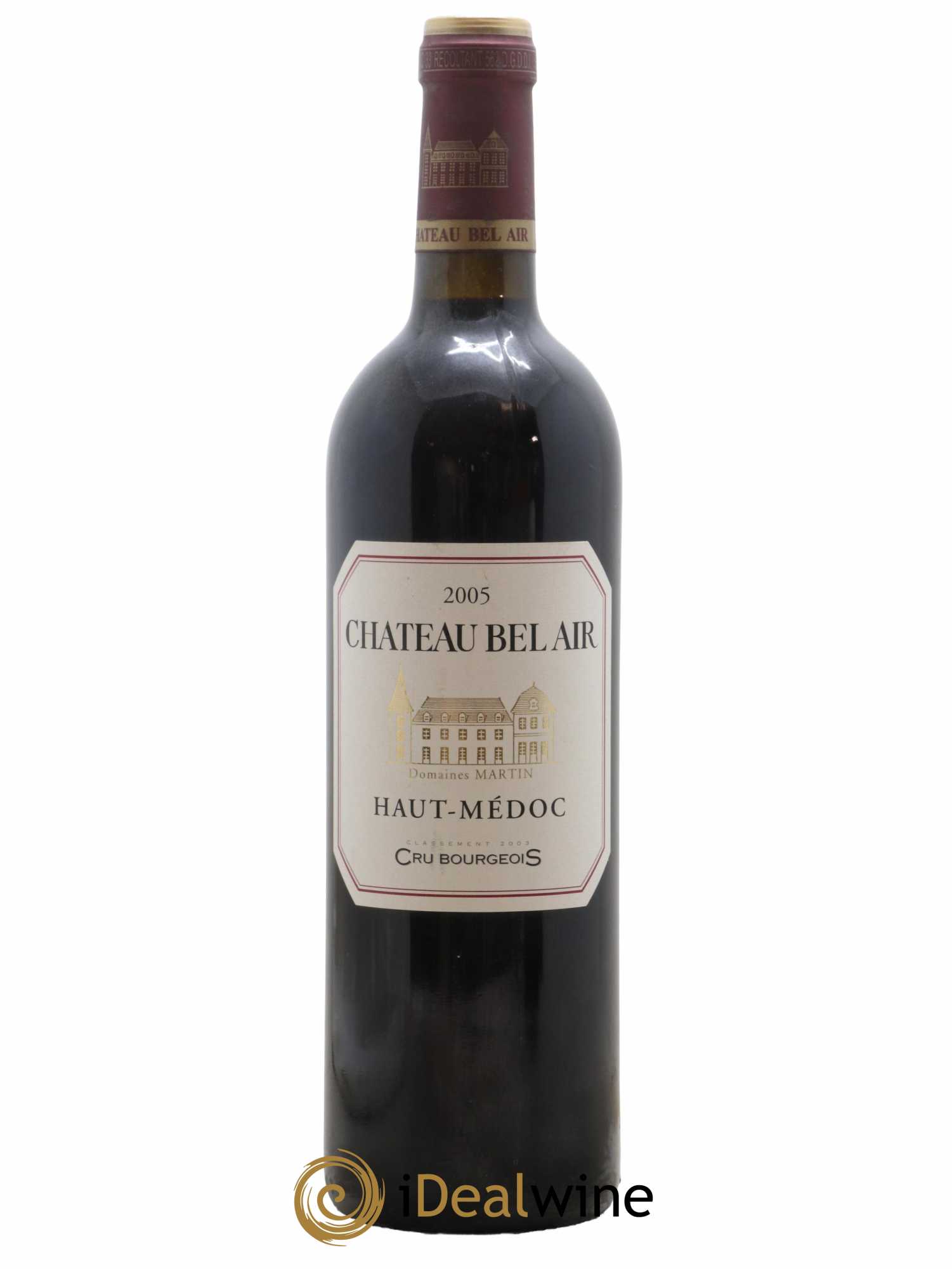 Haut Médoc Château Bel Air 2005 - Lot de 1 bouteille - 0