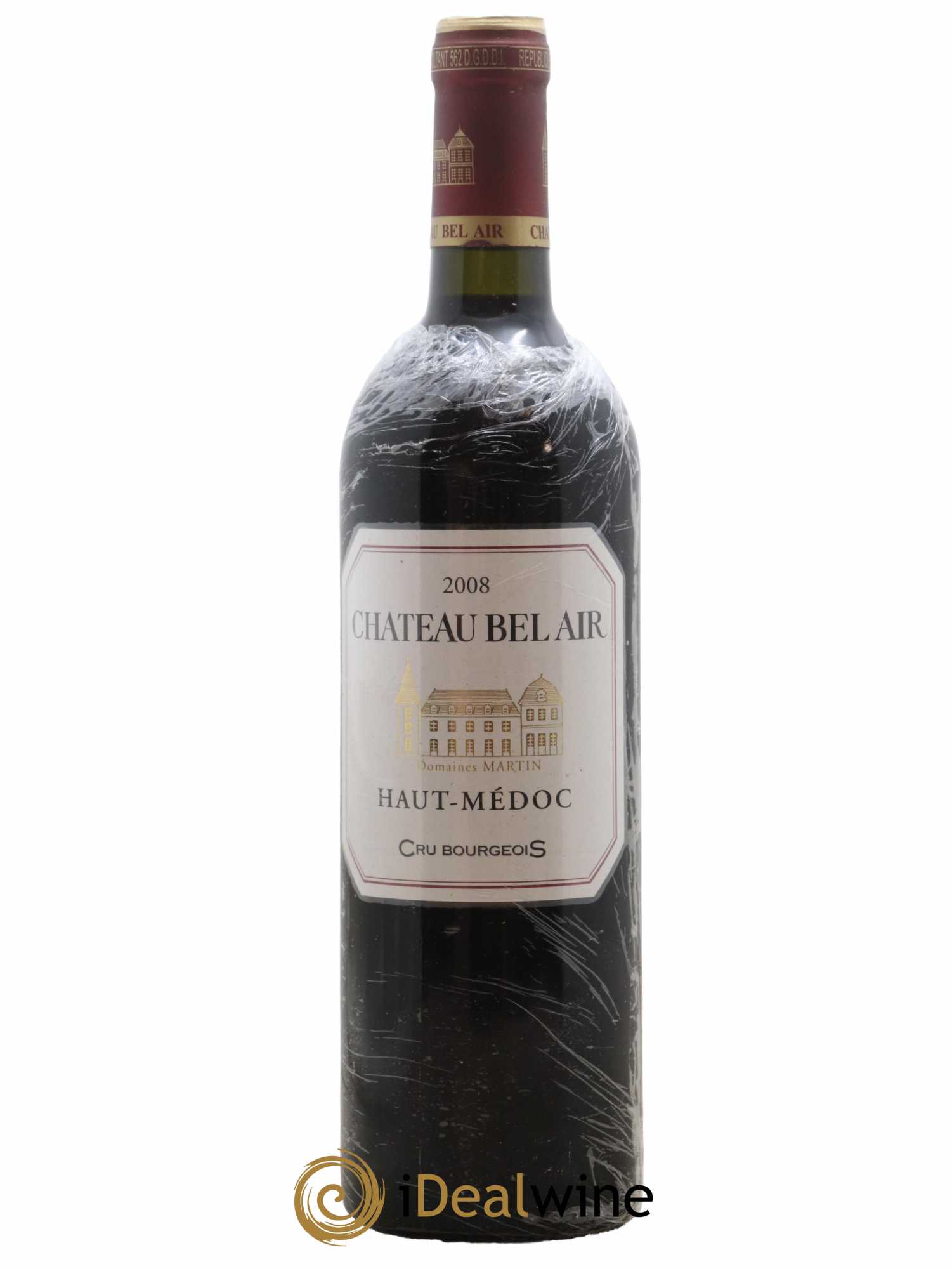 Haut Médoc Château Bel Air 2008 - Lot de 1 bouteille - 0