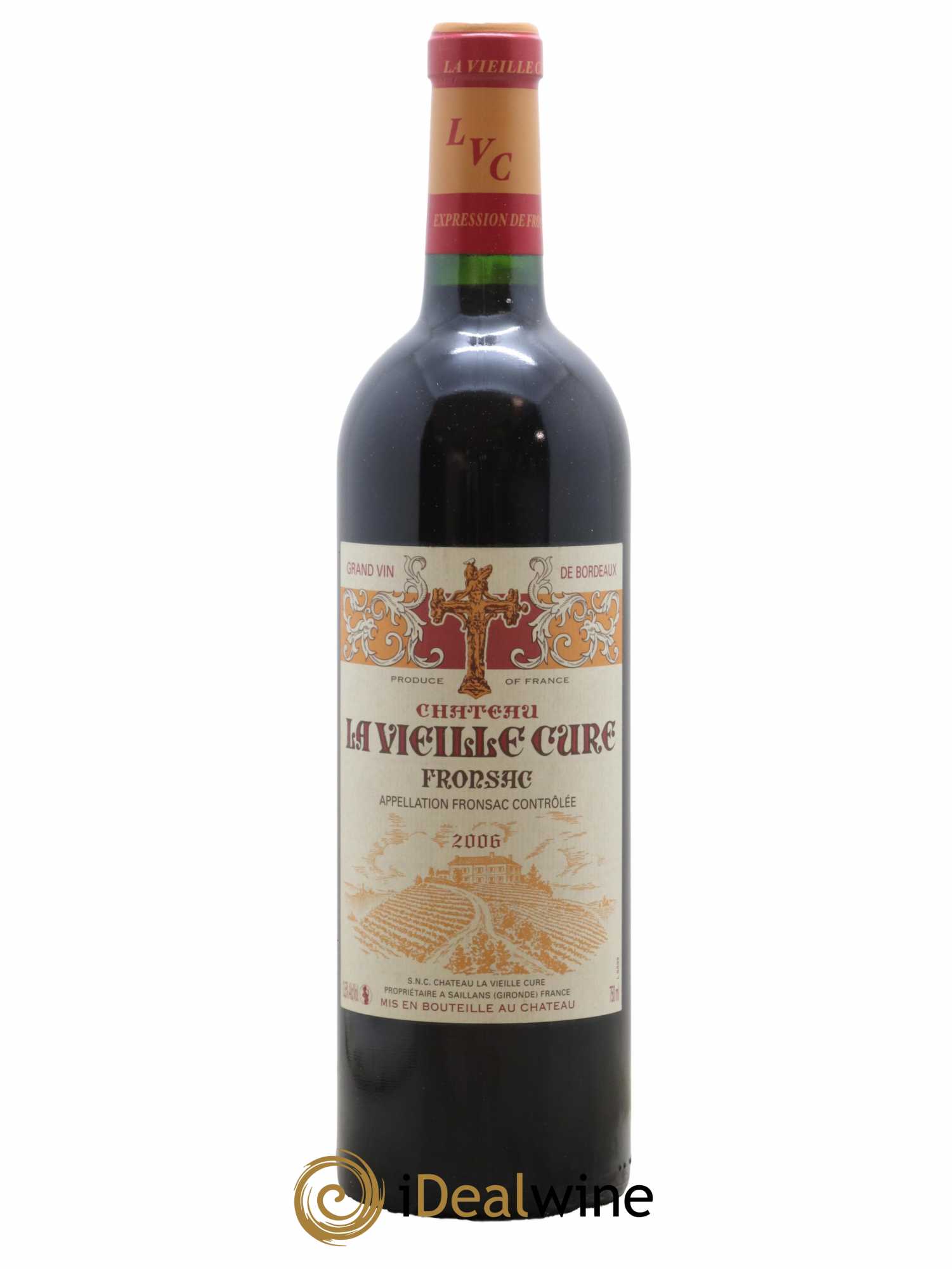 Château La Vieille Cure 2006 - Lot de 1 bouteille - 0