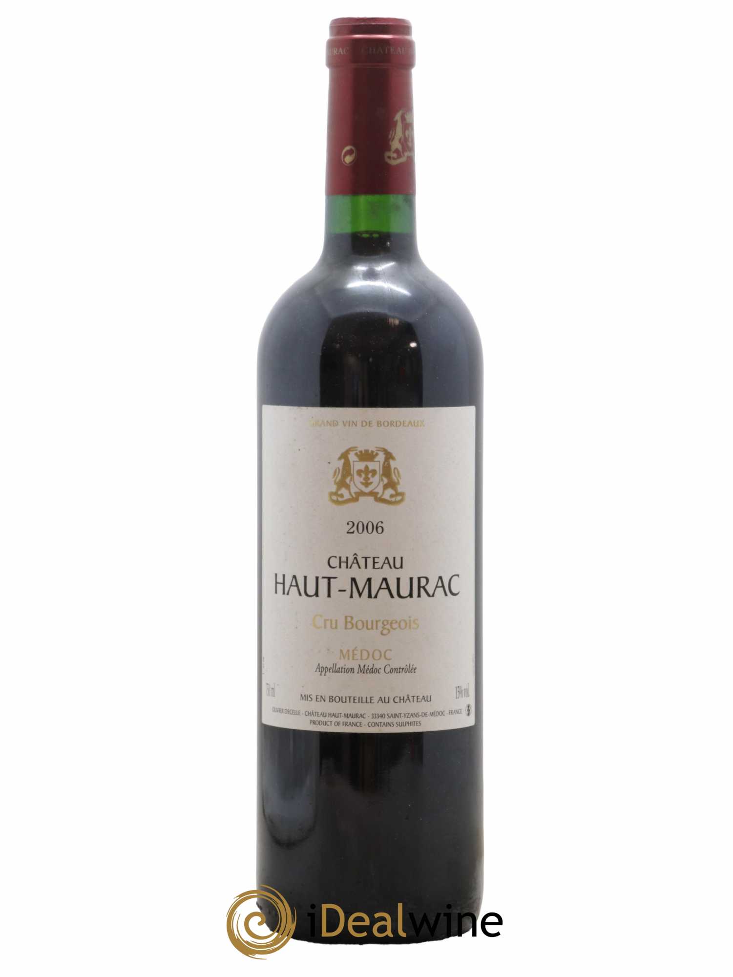 Médoc Château Haut Maurac 2006 - Lot de 1 bouteille - 0