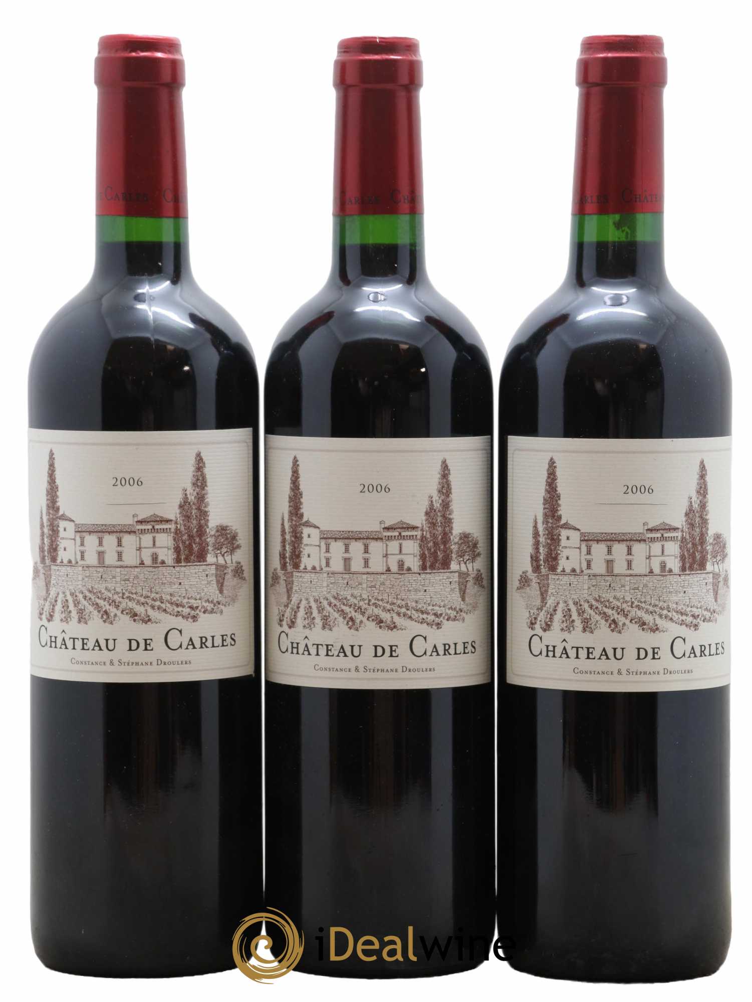 Château de Carles 2006 - Lot de 3 bouteilles - 0