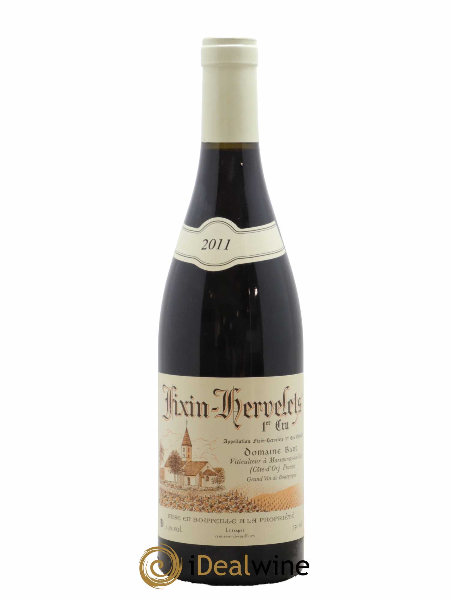 Fixin 1er Cru Hervelets Bart (Domaine) 2011 - Lot de 1 bouteille - 0