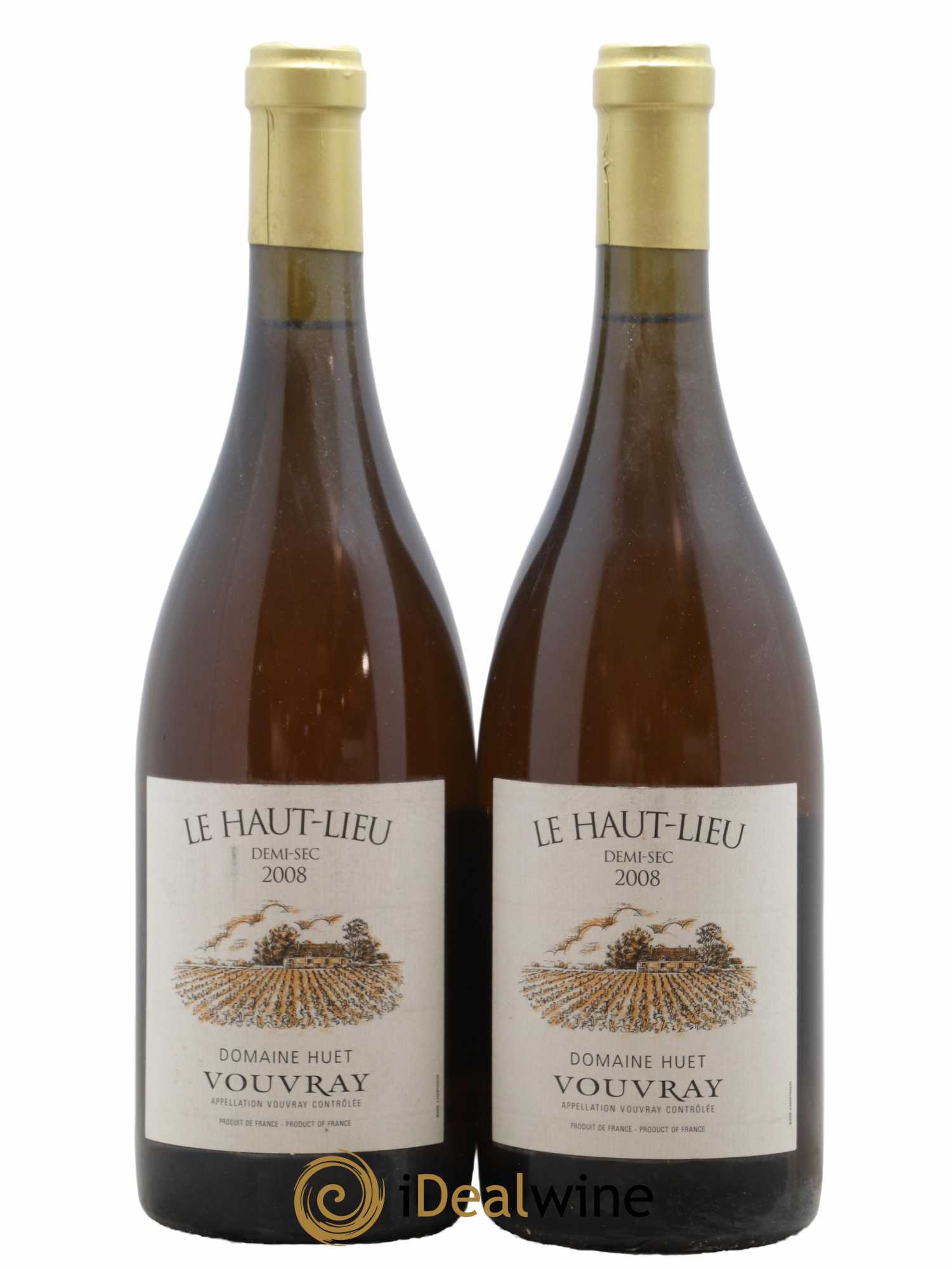 Vouvray Le Haut-Lieu Demi-Sec Domaine Huet 2008 - Lot de 2 bouteilles - 0
