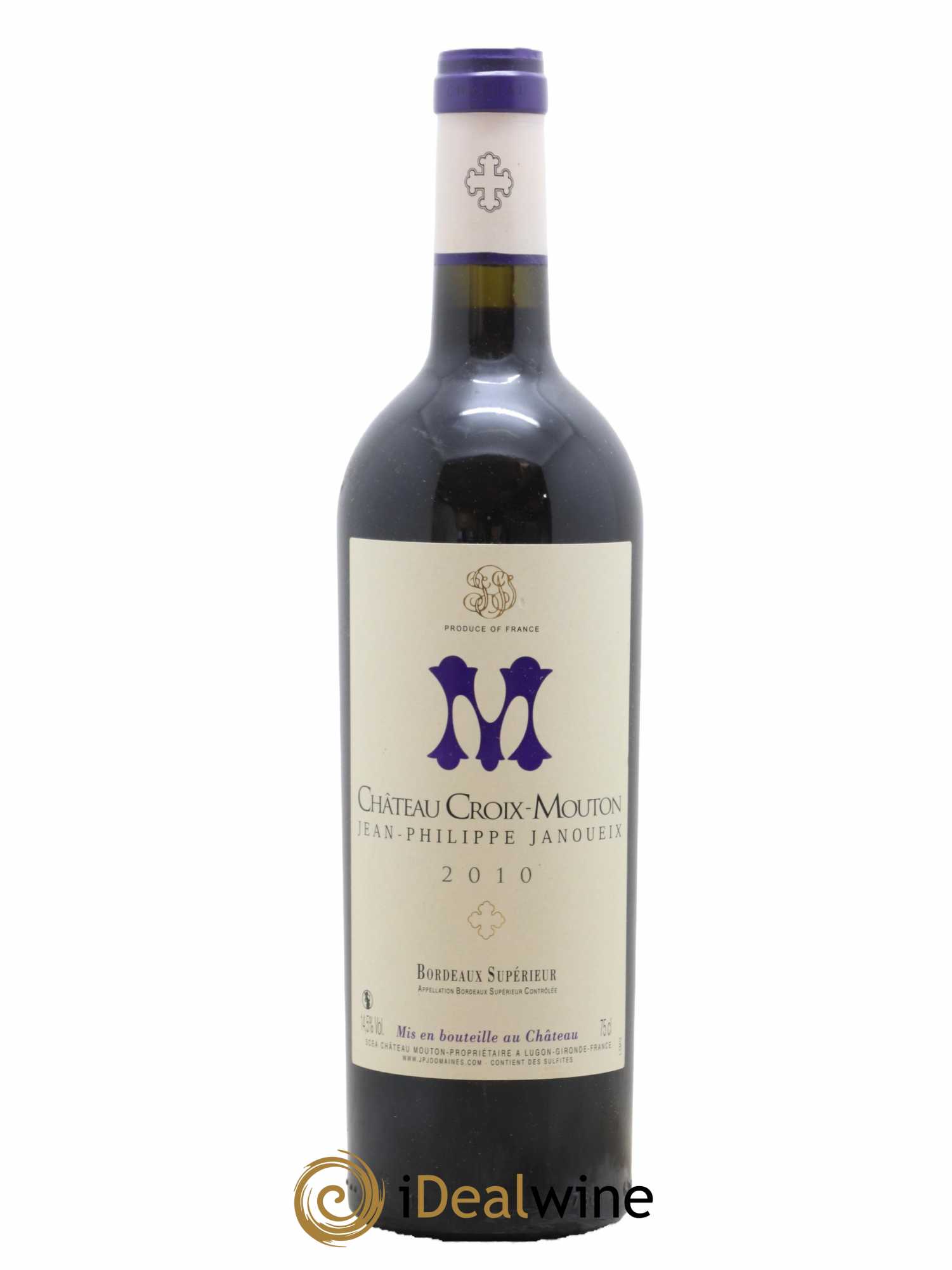 Bordeaux Supérieur Croix Mouton 2010 - Lot de 1 bouteille - 0