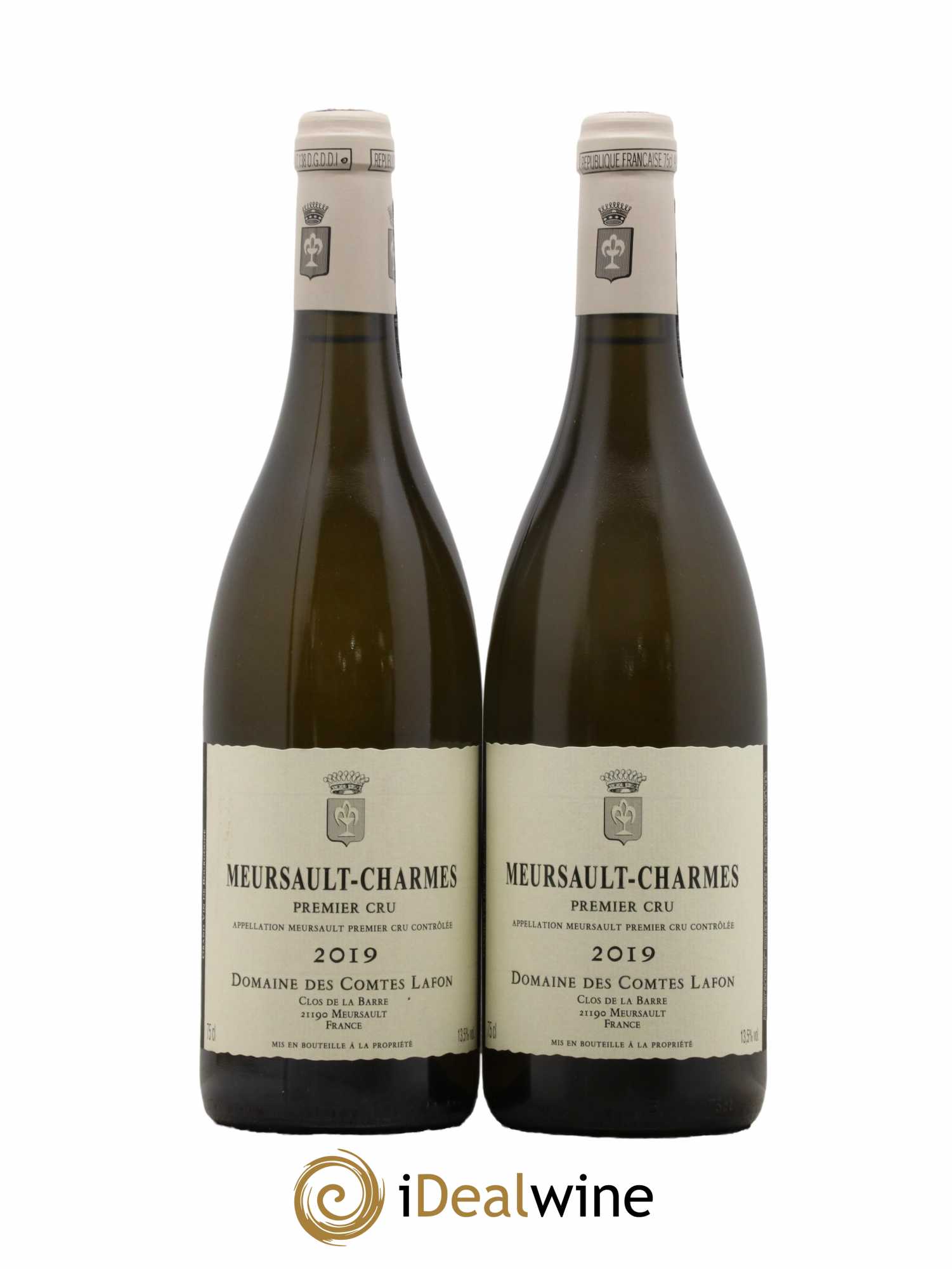 Meursault 1er Cru Charmes Comtes Lafon (Domaine des) 2019 - Lot de 2 bouteilles - 0