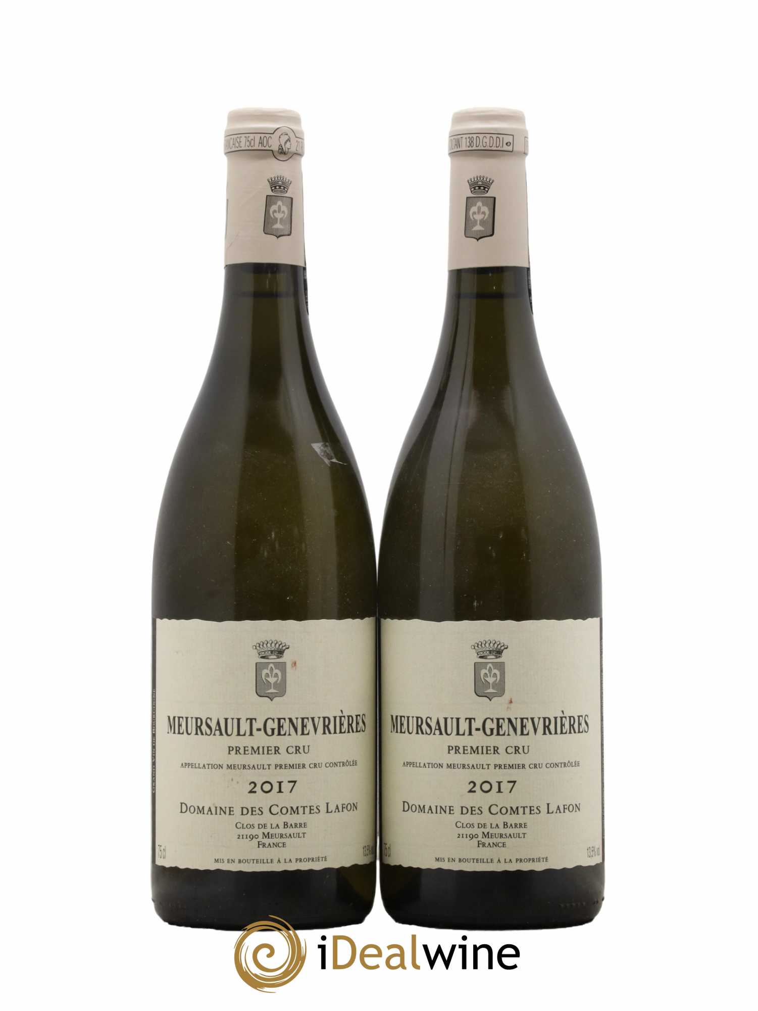 Meursault 1er Cru Genevrières Comtes Lafon (Domaine des) 2017 - Lot de 2 bouteilles - 0
