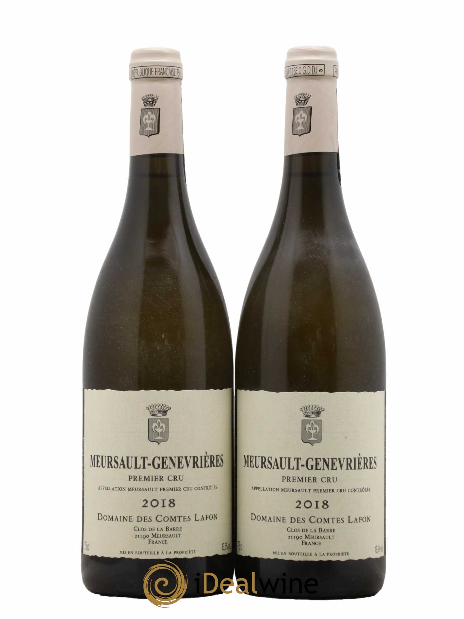 Meursault 1er Cru Genevrières Comtes Lafon (Domaine des) 2018 - Posten von 2 Flaschen - 0