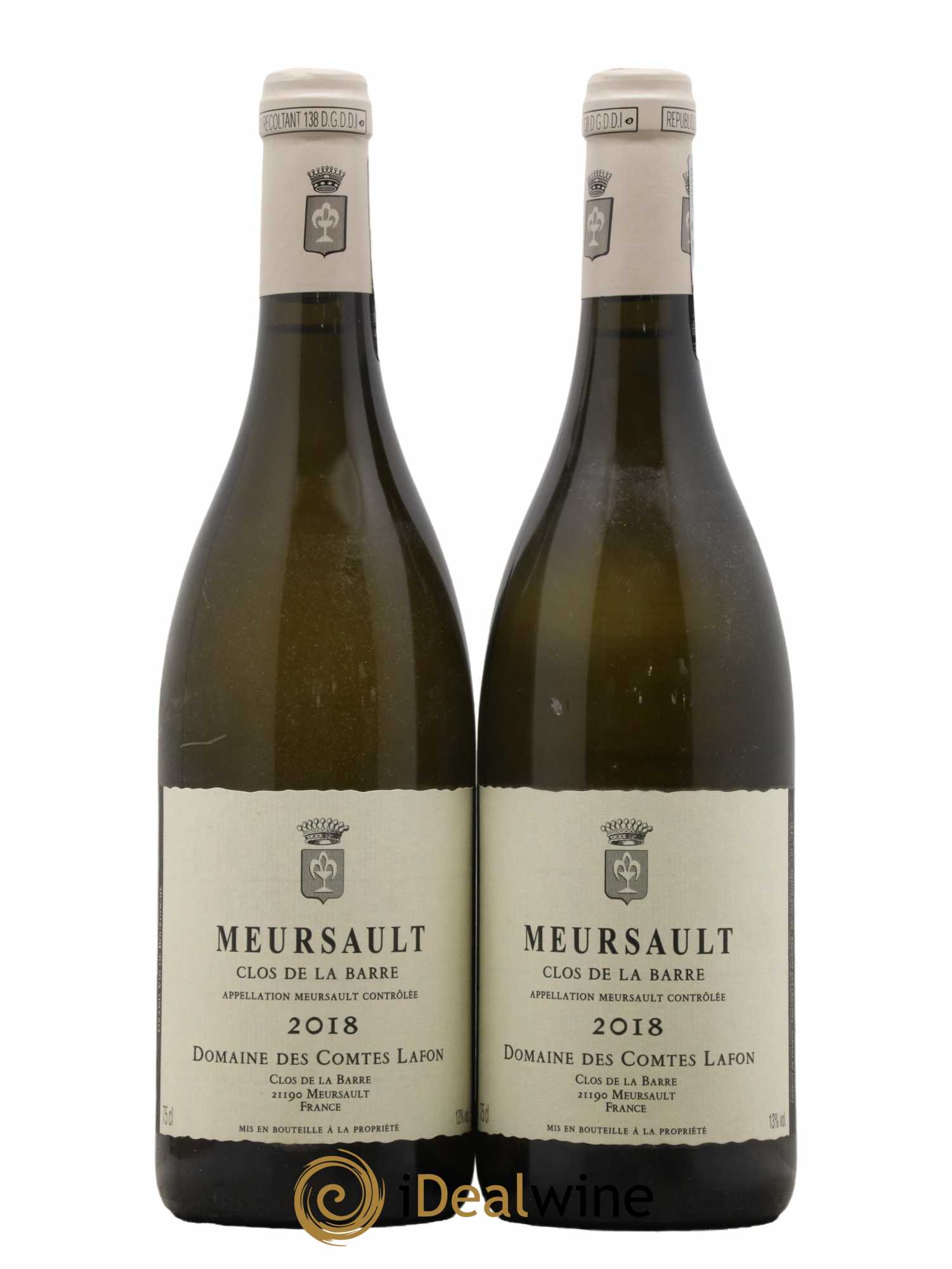 Meursault Clos de la Barre Comtes Lafon (Domaine des) 2018 - Lot de 2 bouteilles - 0
