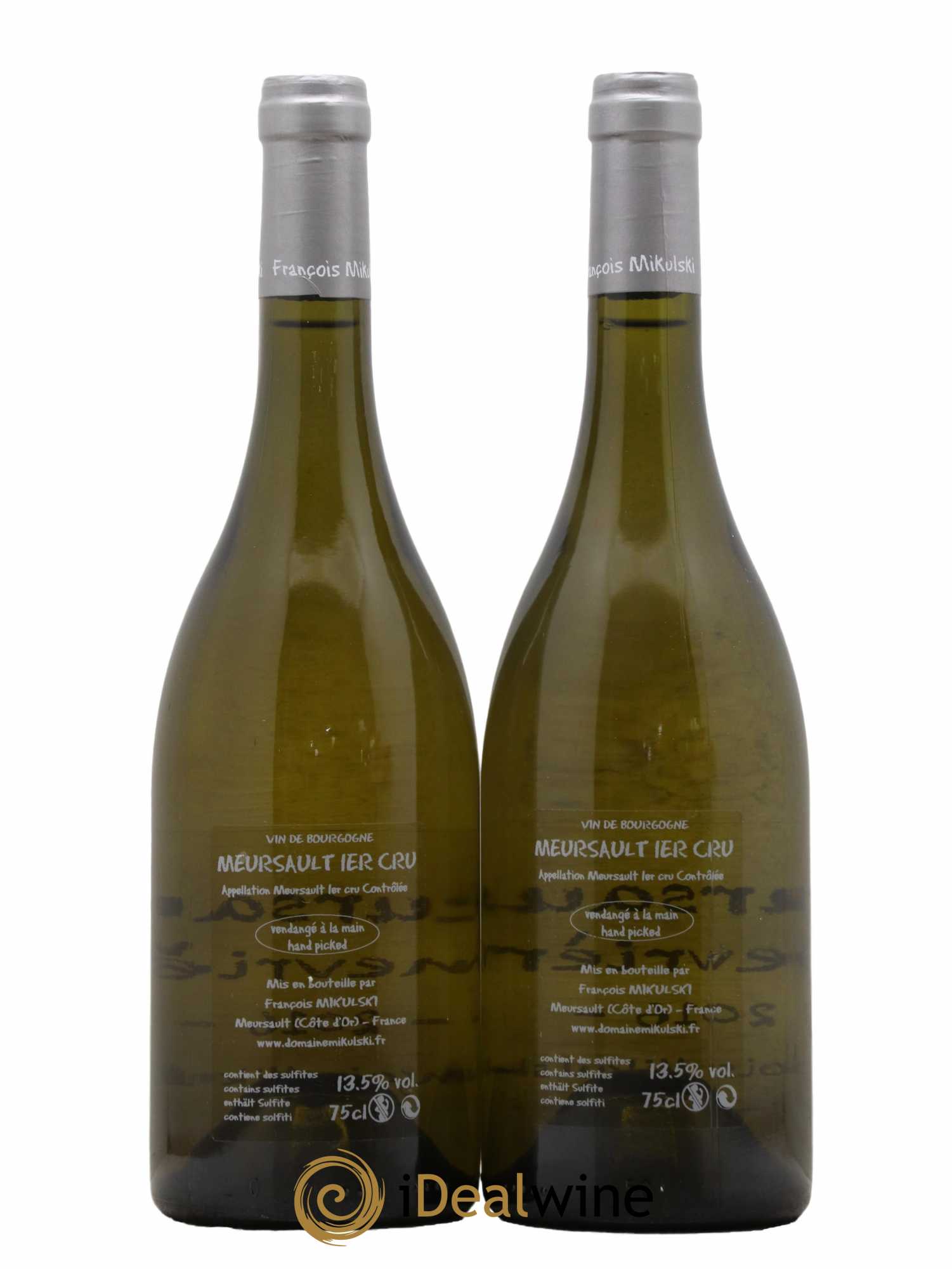 Meursault 1er Cru Les Genevrières François Mikulski 2016 - Lot de 2 bouteilles - 1