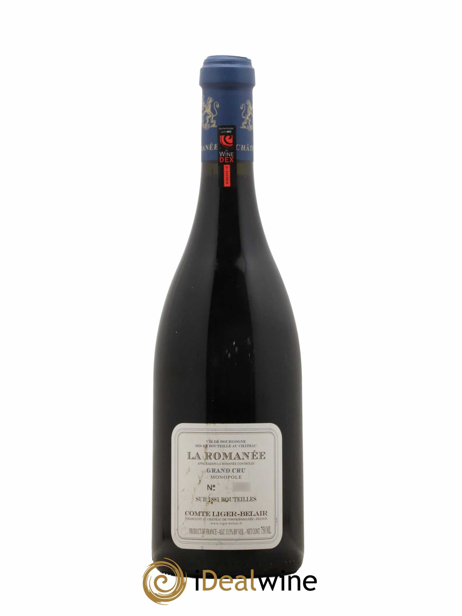 La Romanée Grand Cru Comte Liger-Belair (Domaine du) 2003 - Lot de 1 bouteille - 1