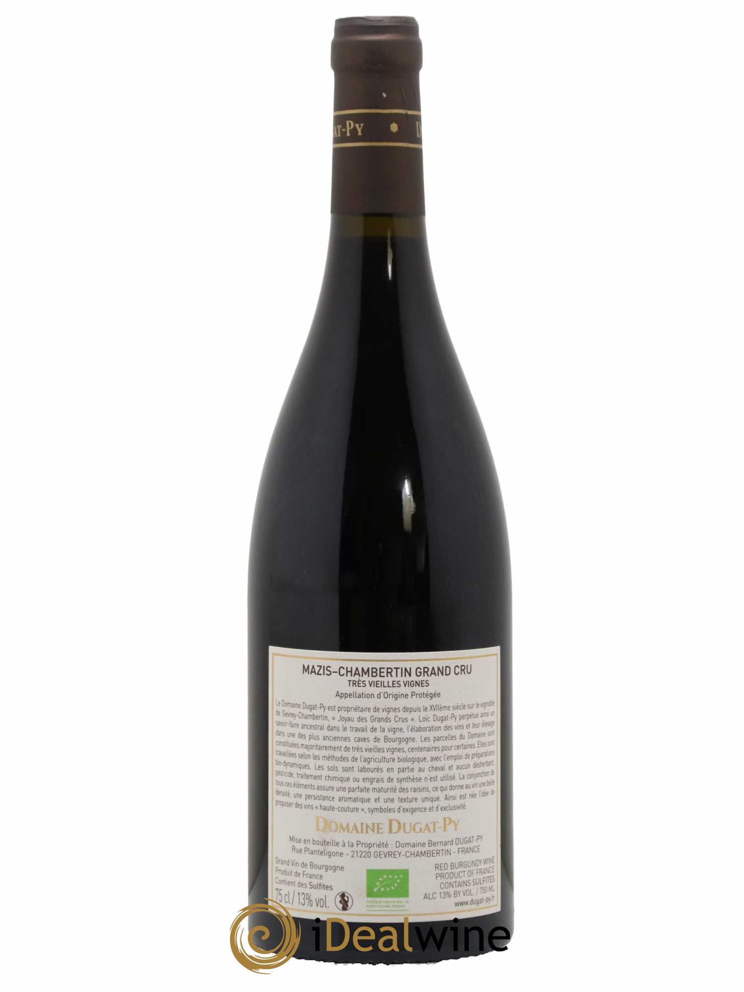 Mazis-Chambertin Grand Cru Très Vieilles Vignes Dugat-Py 2018 - Lot de 1 bouteille - 1