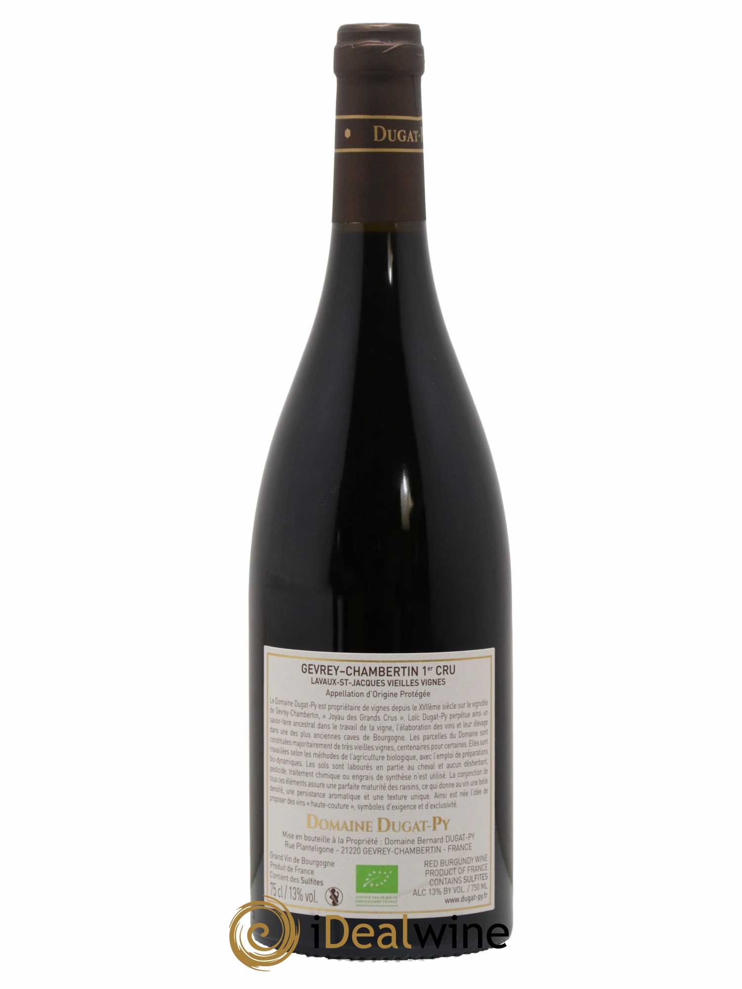 Gevrey-Chambertin 1er Cru Lavaux Saint Jacques Vielles Vignes Dugat-Py 2020 - Lot de 1 bouteille - 1