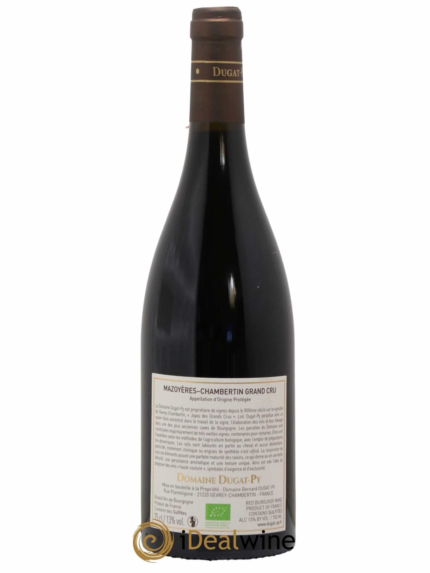 Mazoyères-Chambertin Grand Cru Dugat-Py 2017 - Lot de 1 bouteille - 1
