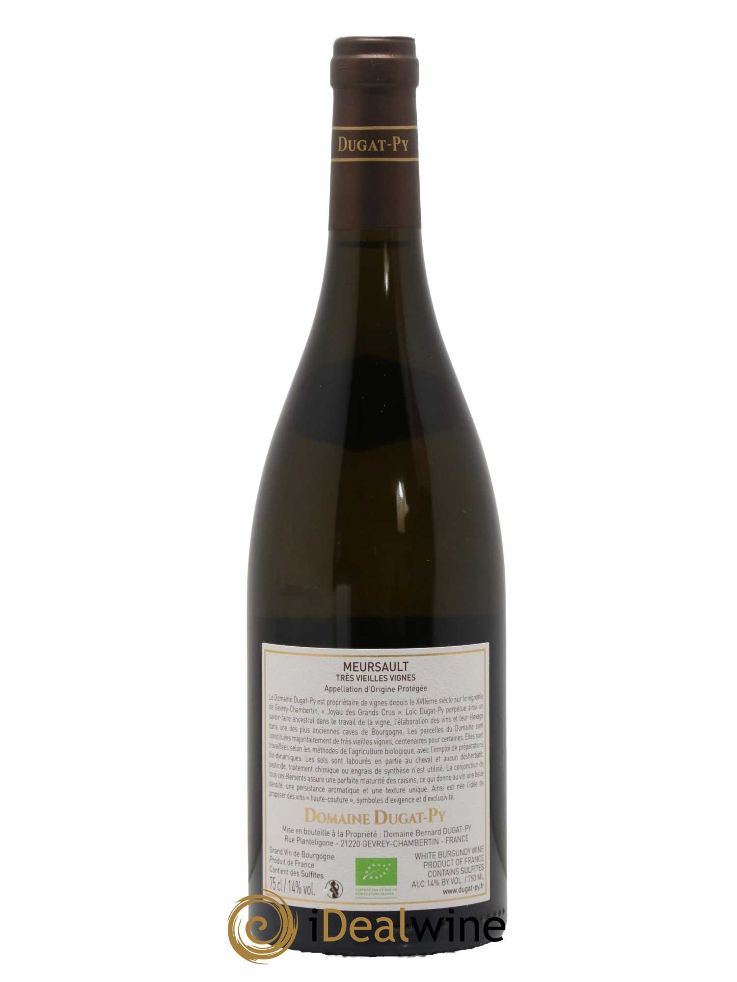 Meursault Très Vieilles Vignes Dugat-Py 2019 - Lot de 1 bouteille - 1