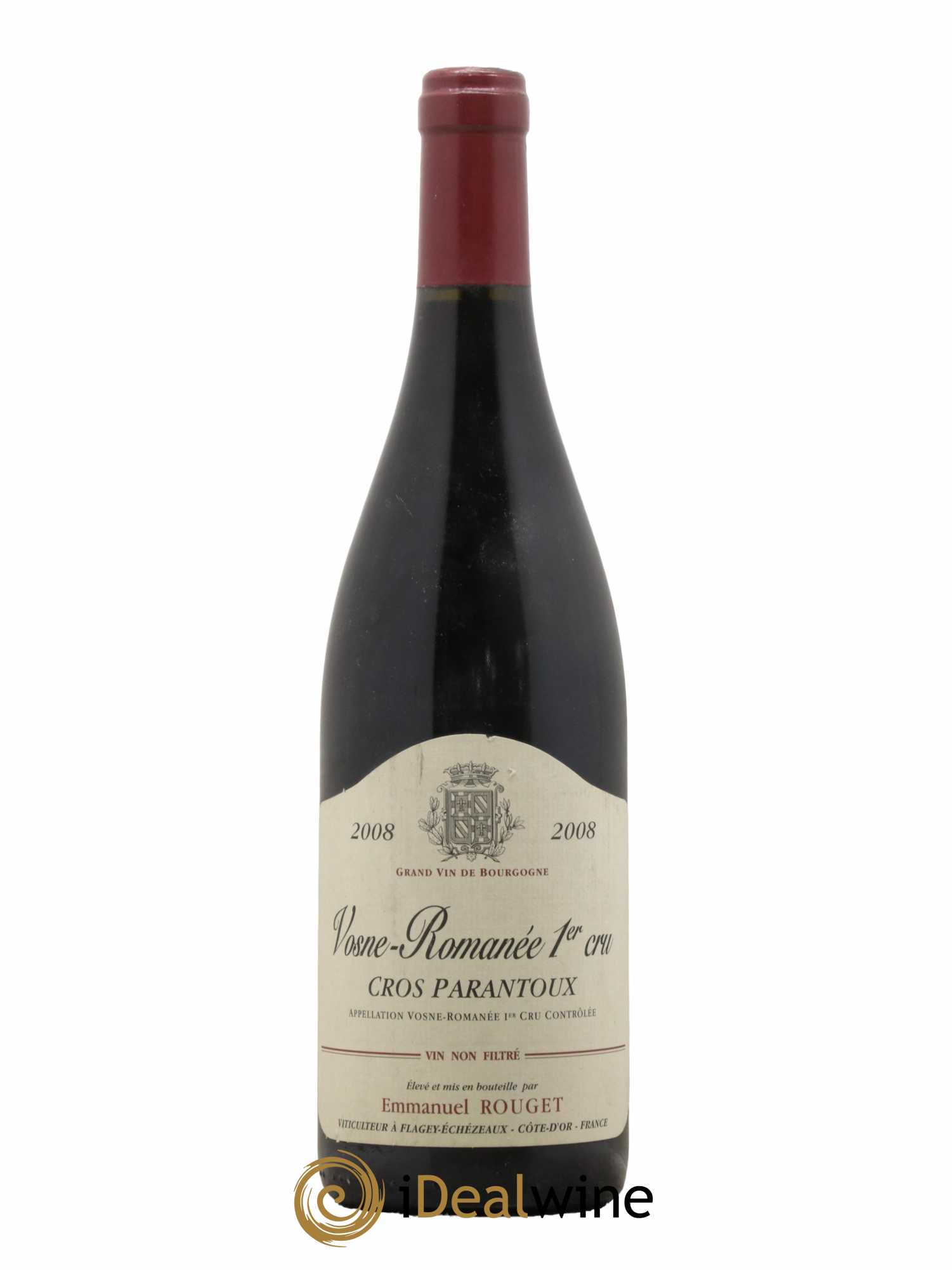 Vosne-Romanée 1er Cru Cros Parantoux Emmanuel Rouget 2008 - Lot de 1 bouteille - 0