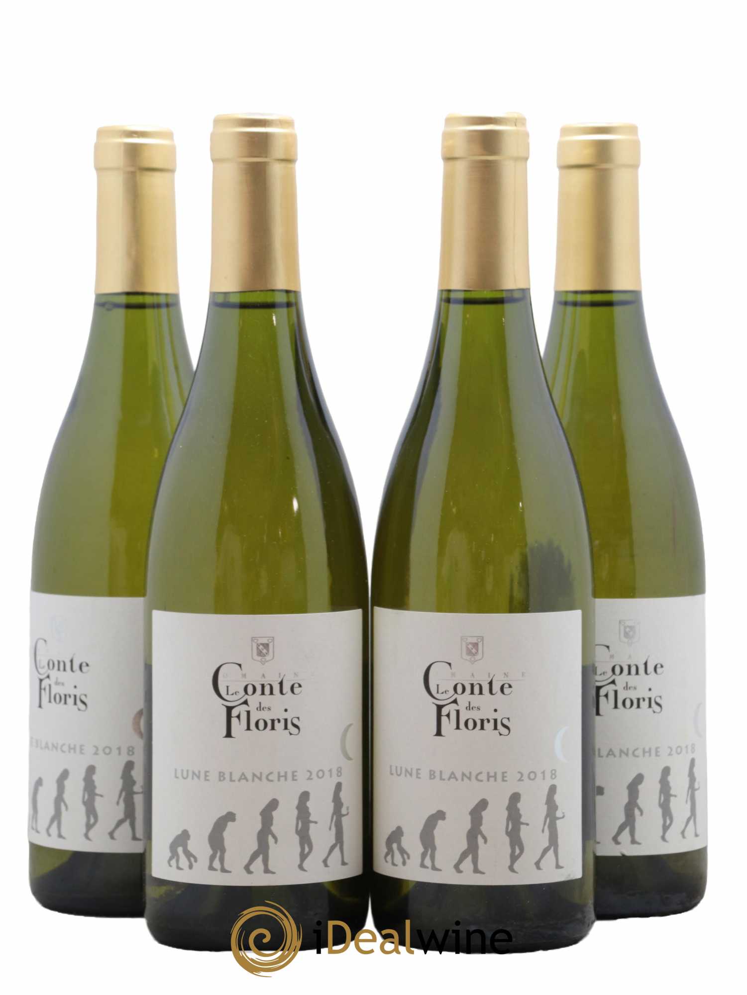 Languedoc Lune Blanche Conte des Floris 2018 - Lot de 4 bouteilles - 0