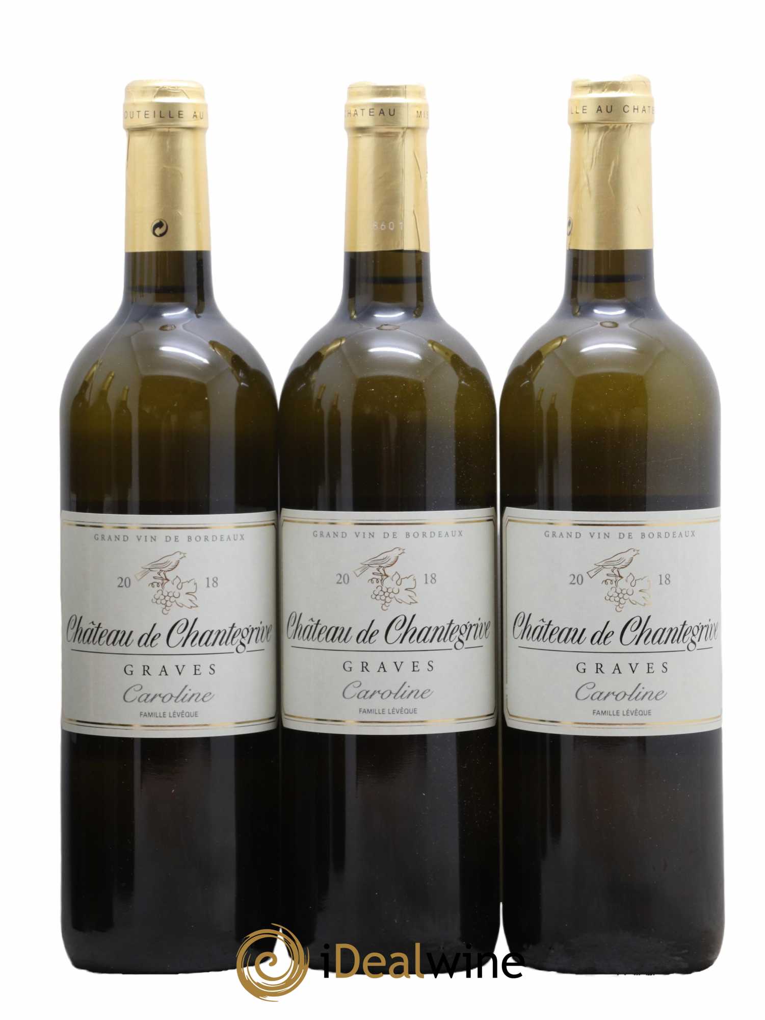 Château de Chantegrive Cuvée Caroline 2018 - Lot de 6 bouteilles - 1