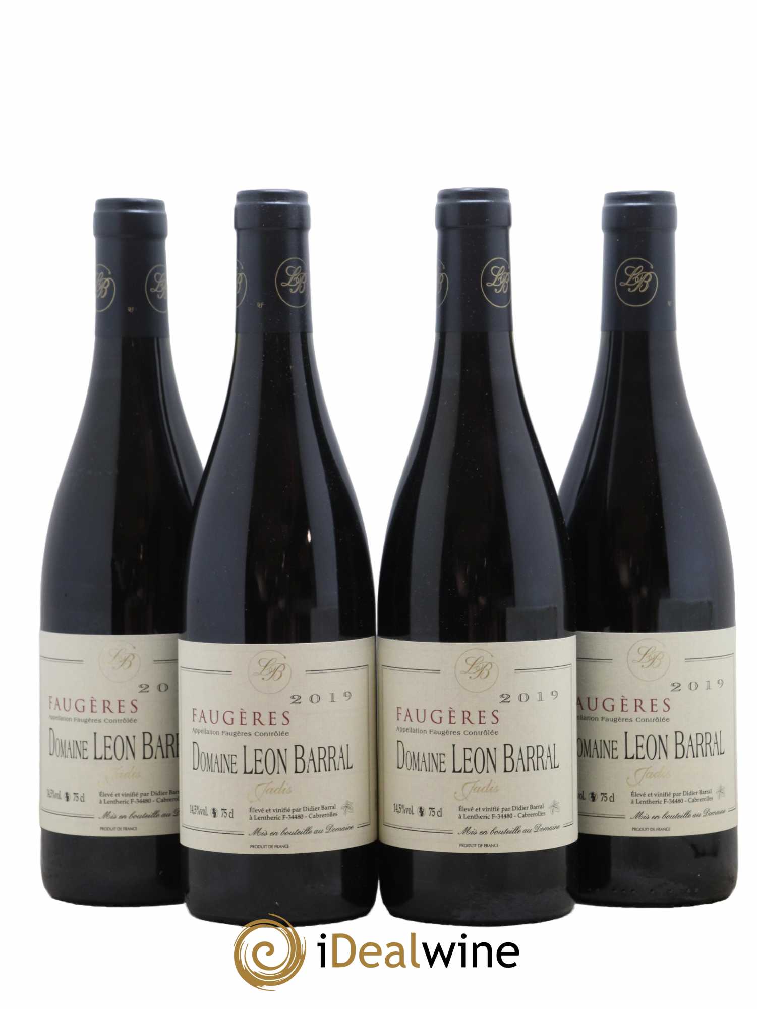 Faugères Jadis Domaine Léon Barral 2019 - Lot de 4 bouteilles - 0