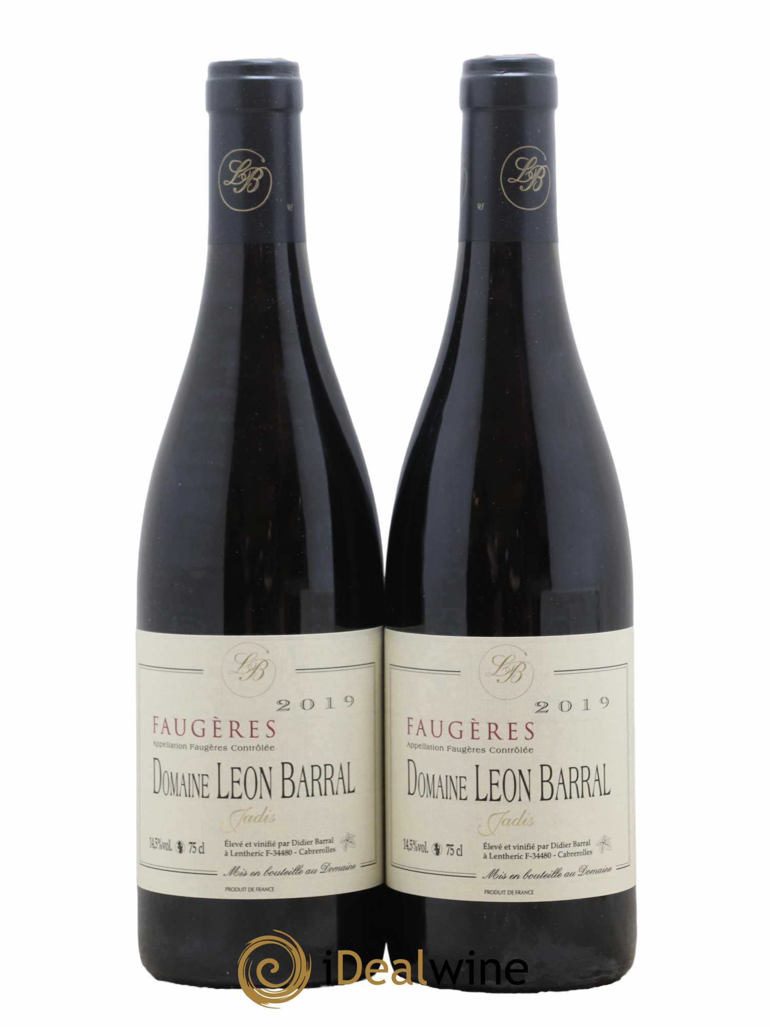 Faugères Jadis Domaine Léon Barral 2019 - Lot de 2 bouteilles - 0
