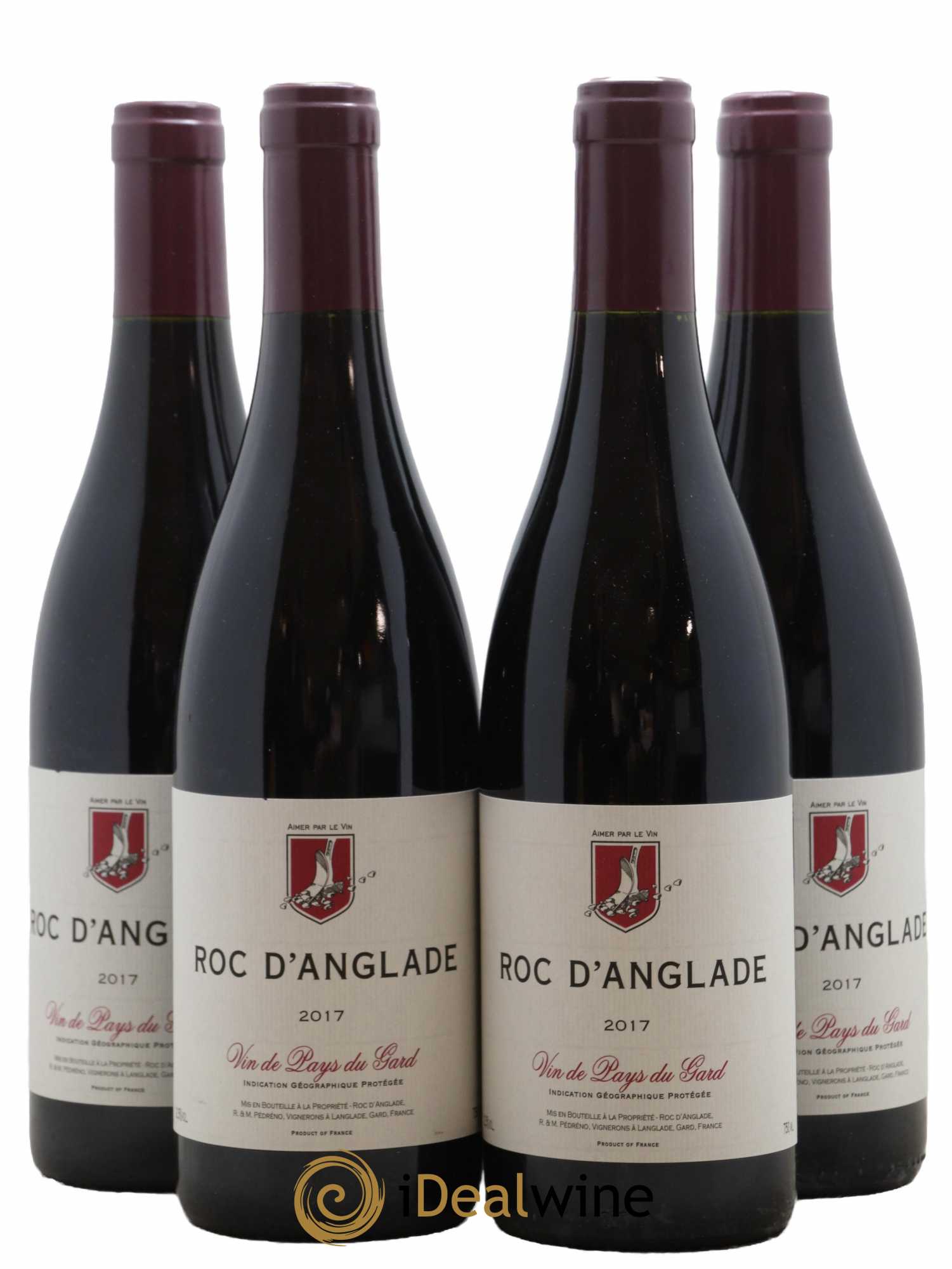 Gard Roc d'Anglade Rémy Pédréno 2017 - Lot of 4 bottles - 0