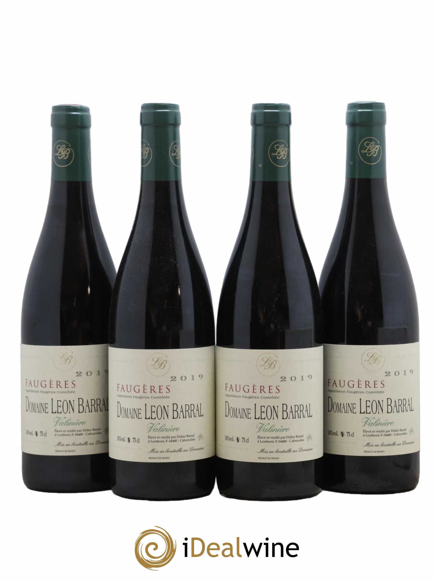 Faugères Valinière Domaine Léon Barral 2019 - Lot de 4 bouteilles - 0