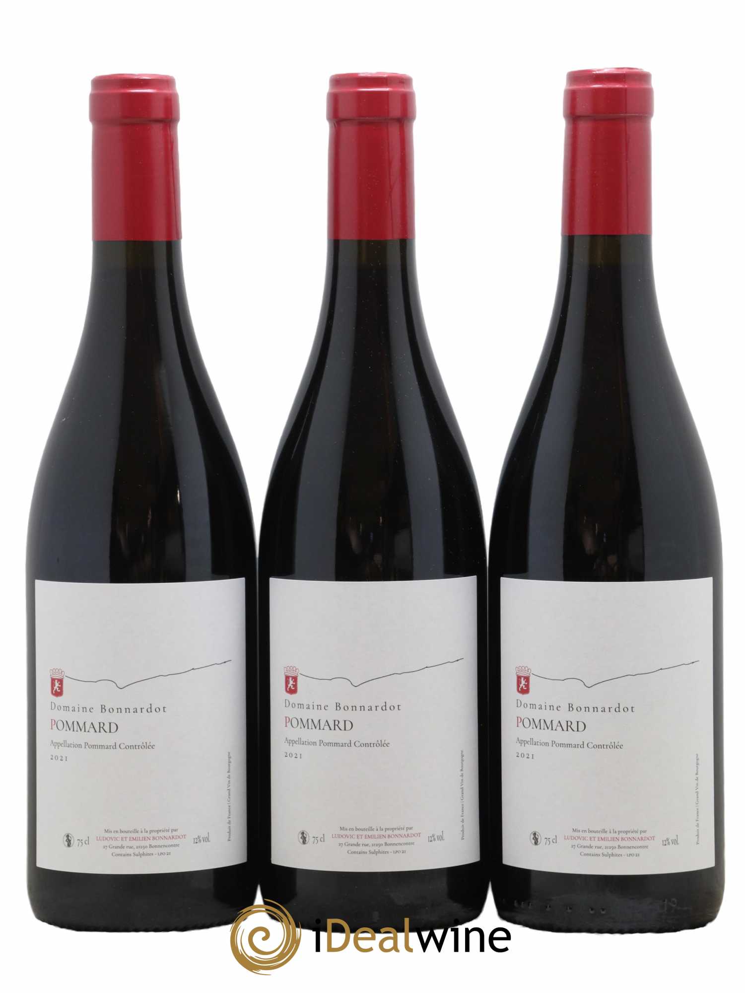 Pommard Domaine Bonnardot 2021 - Lot de 3 bouteilles - 0