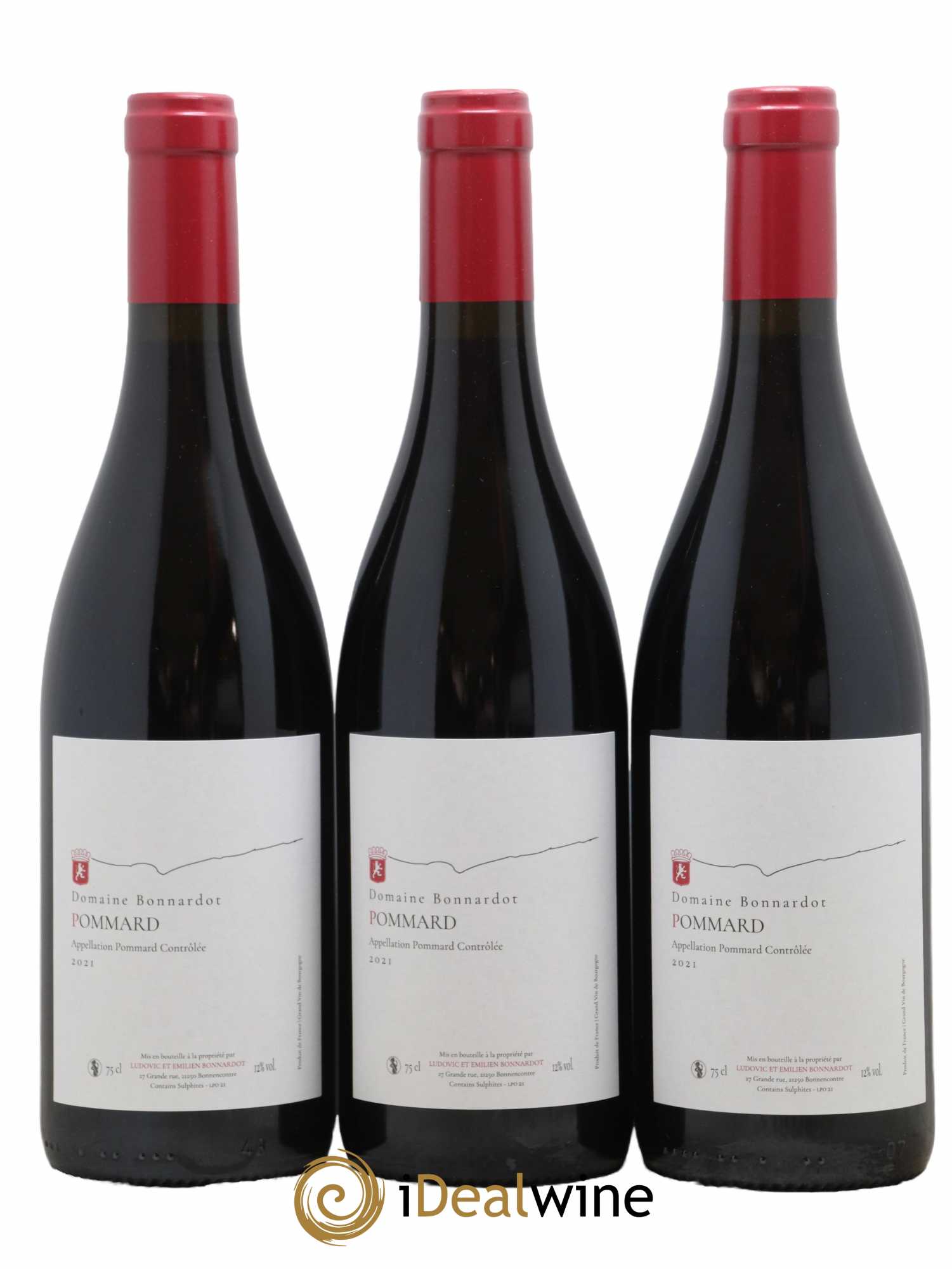 Pommard Domaine Bonnardot 2021 - Lot de 3 bouteilles - 0