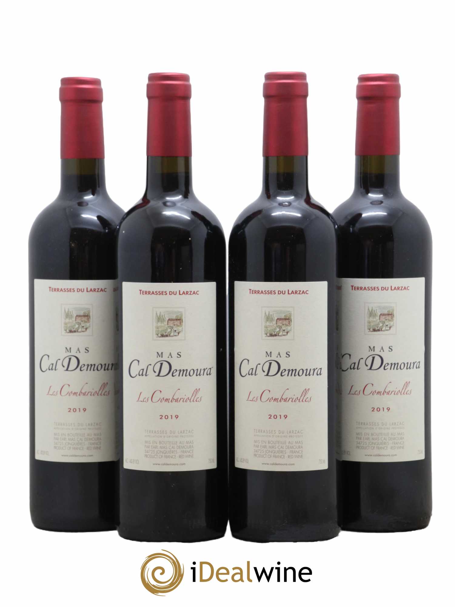 Terrasses du Larzac Les Combariolles Mas Cal Demoura 2019 - Lot de 4 bouteilles - 0